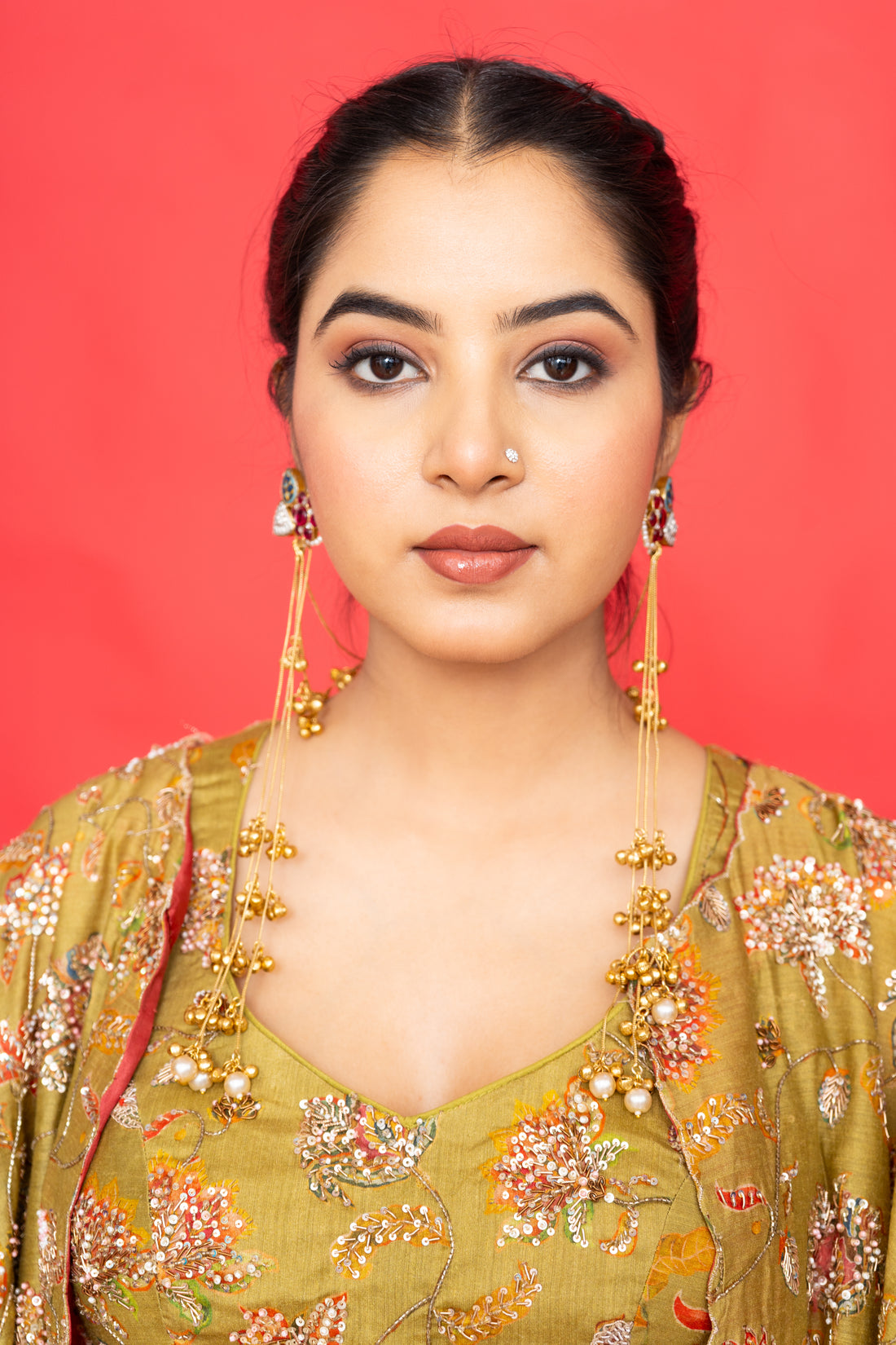 Queen of Apsaras- chain earing set