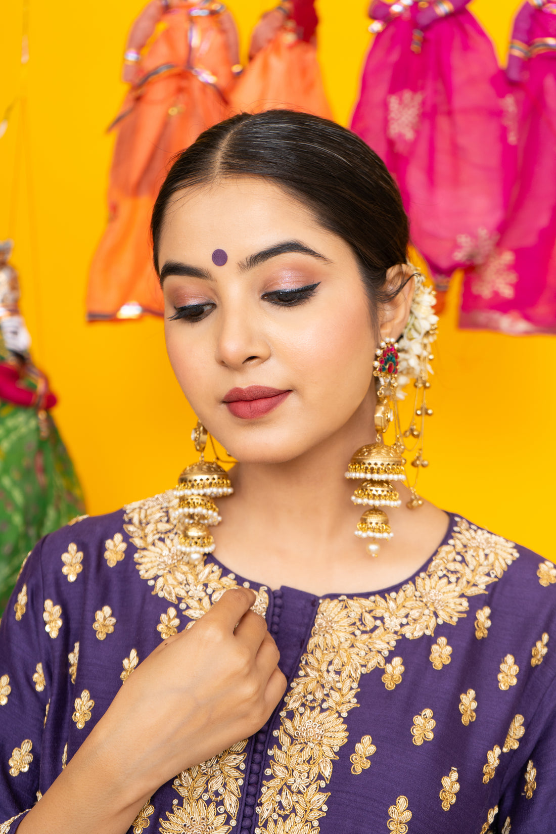 Chandrakanta Chain Jhumkin jhumka