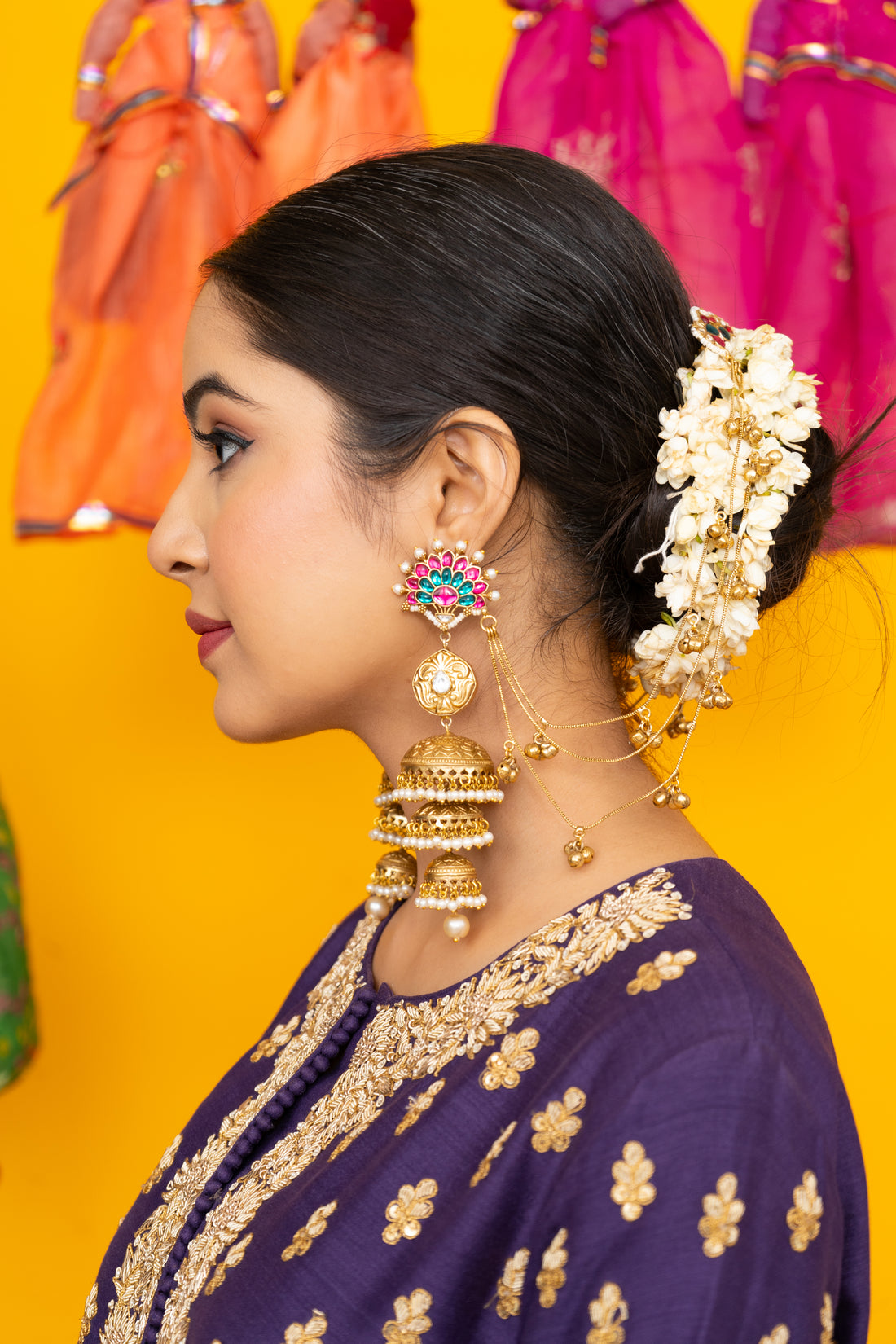 Chandrakanta Chain Jhumkin jhumka