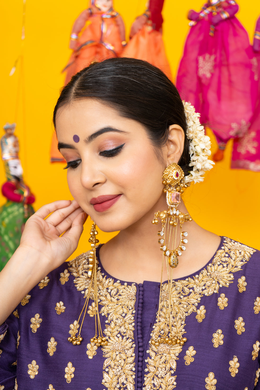 Mehreen Kasmiri Long earings