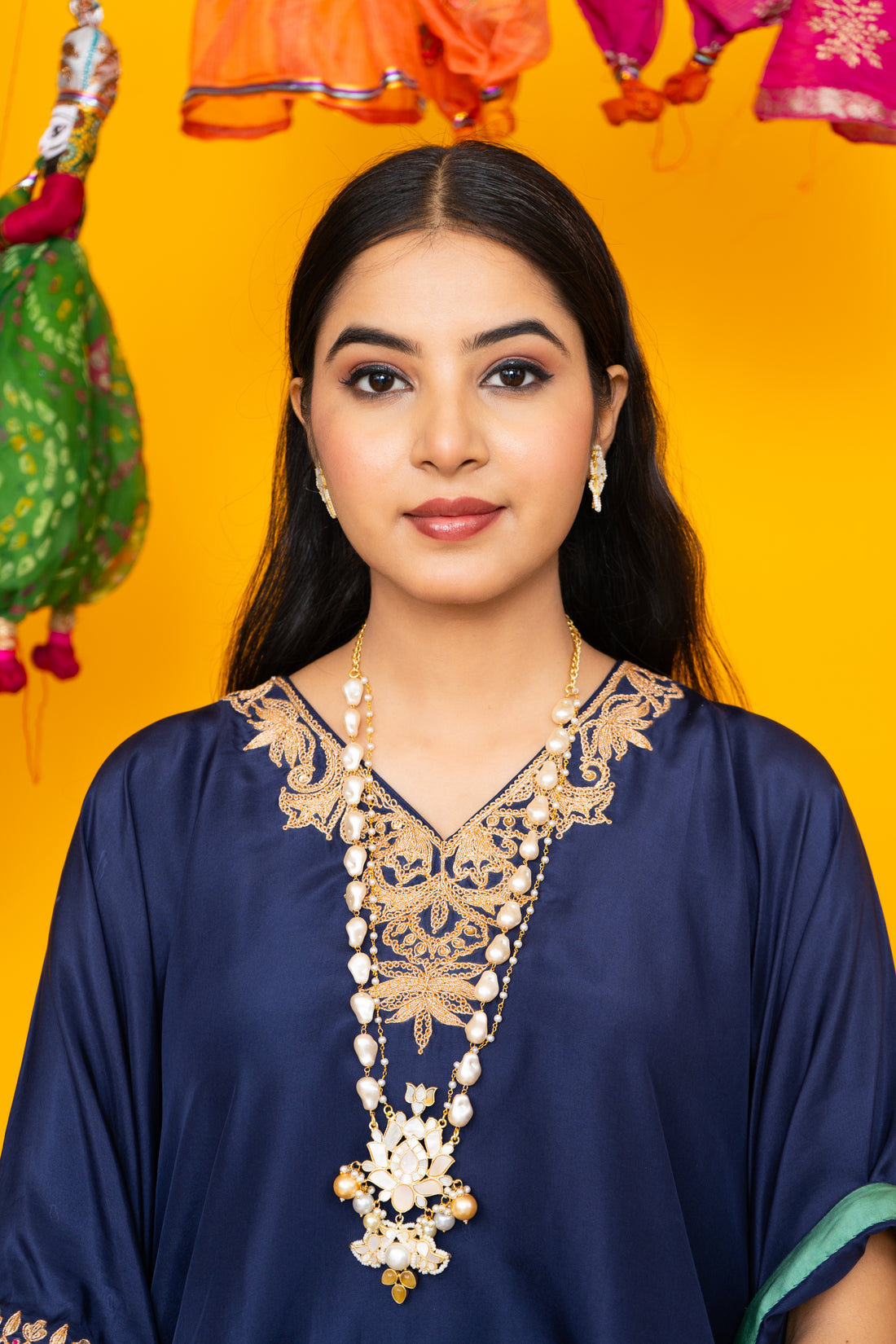 Lily of the Valley- MOP -pendant set