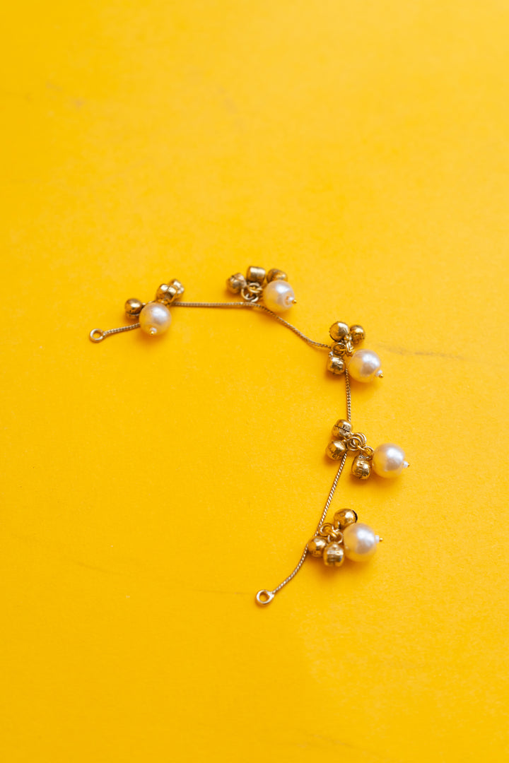 Ear Chain with pearl beads set - 2 pcs