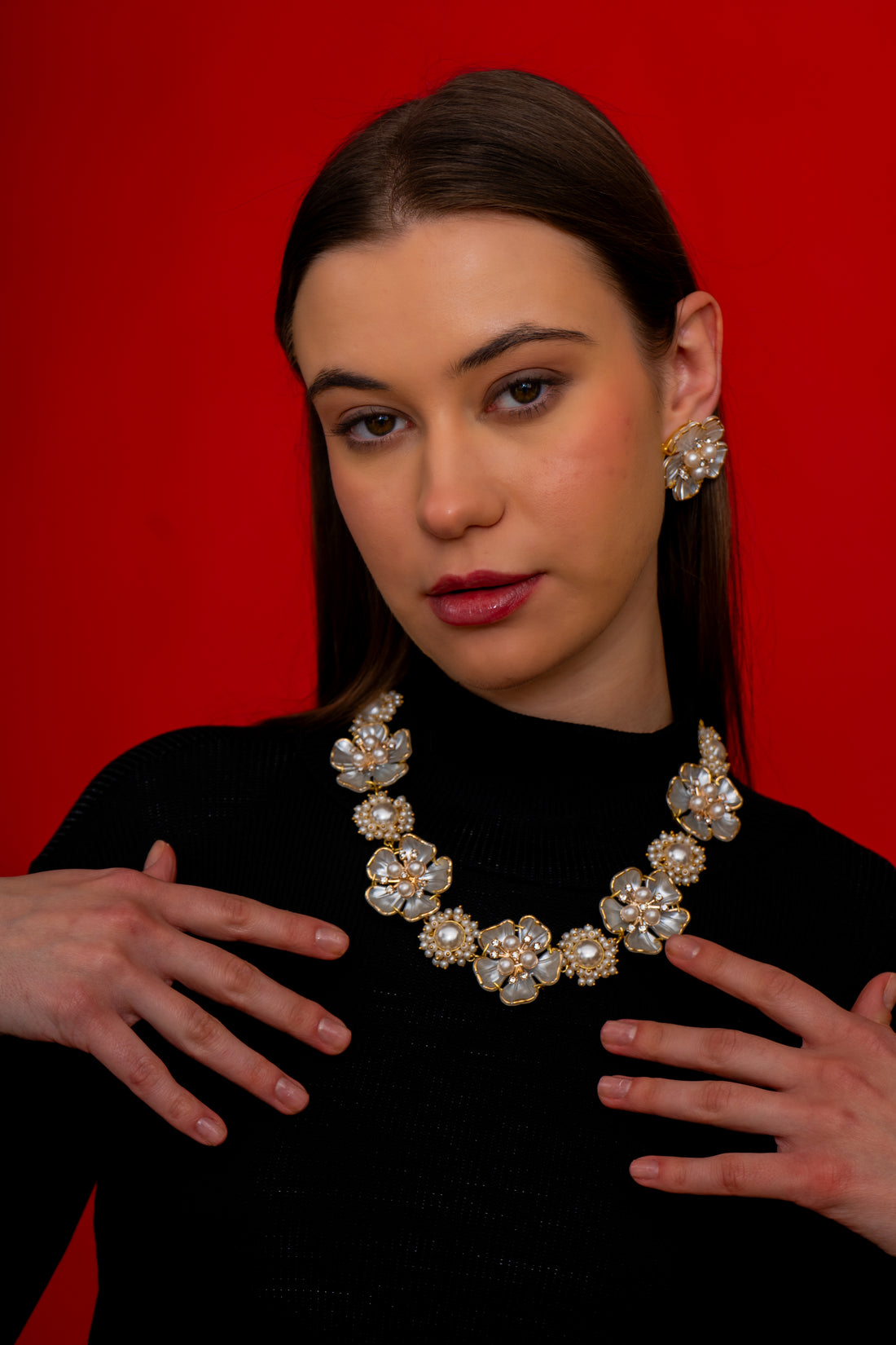 WRAPPED IN LOVE FLOWER NECKLACE