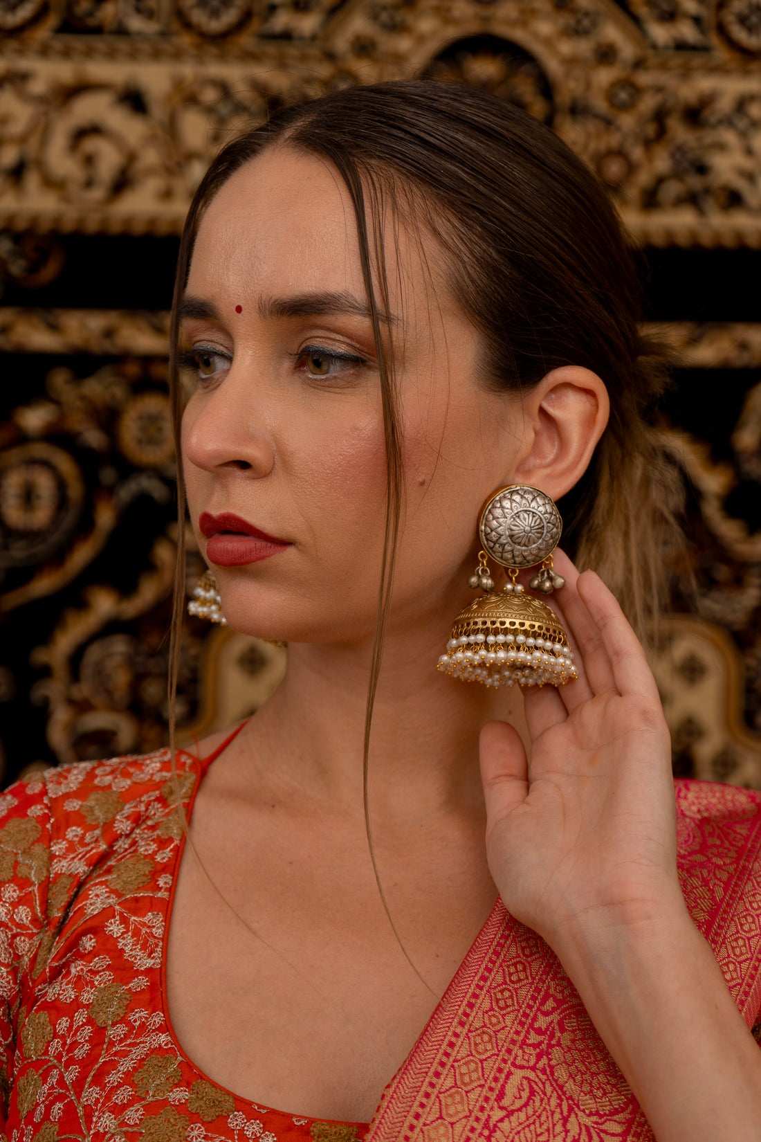 Meena kumari fusion earings