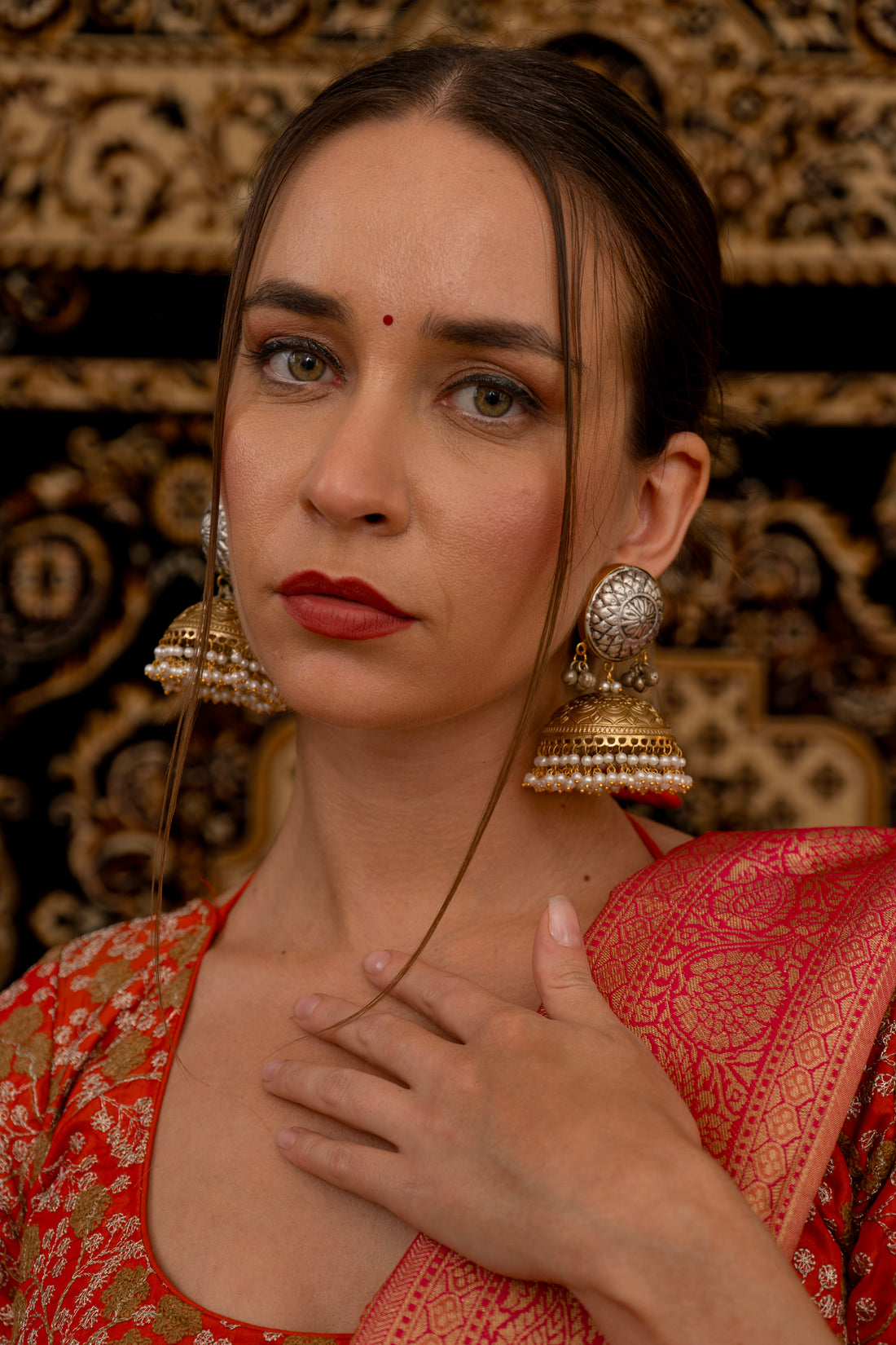 Meena kumari fusion earings