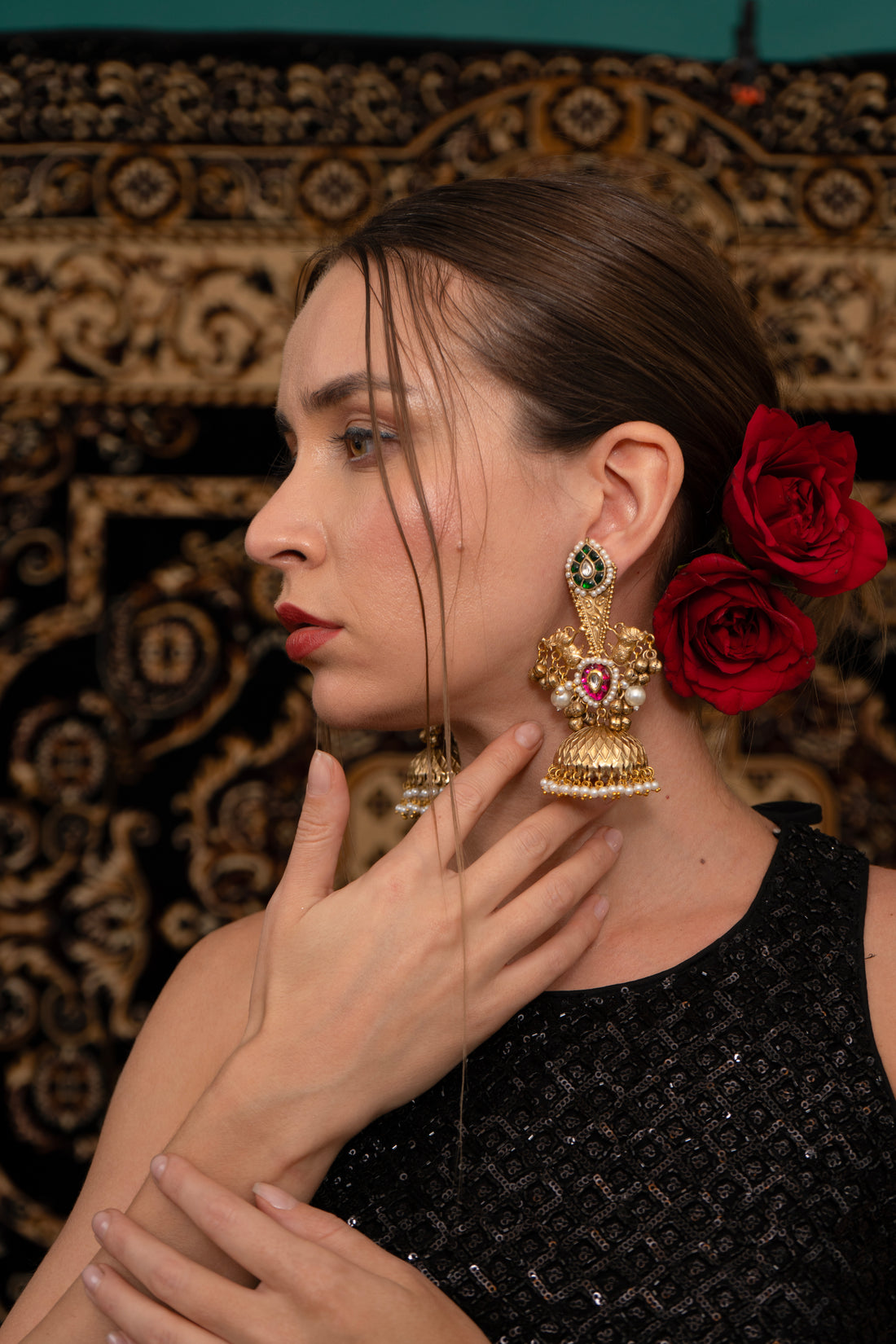 Asmaira jadau Earings