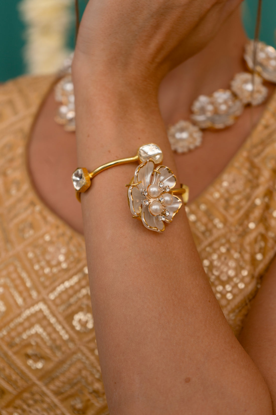 WHITE FUSION BRACELET