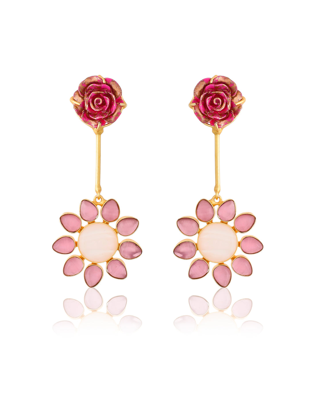 PINK BLOSSOM DANGLERS
