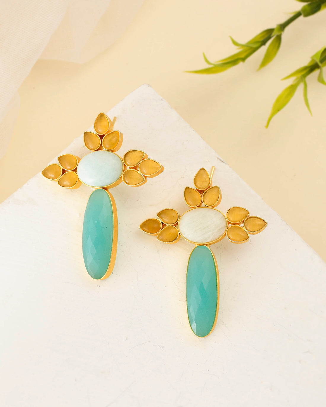 XANTHE YELLOW EARRINGS