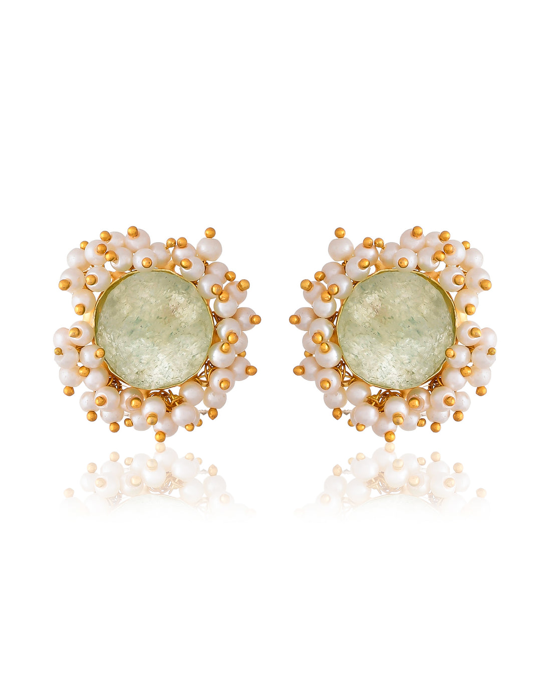 AVENTURINE ROUGH EARRINGS