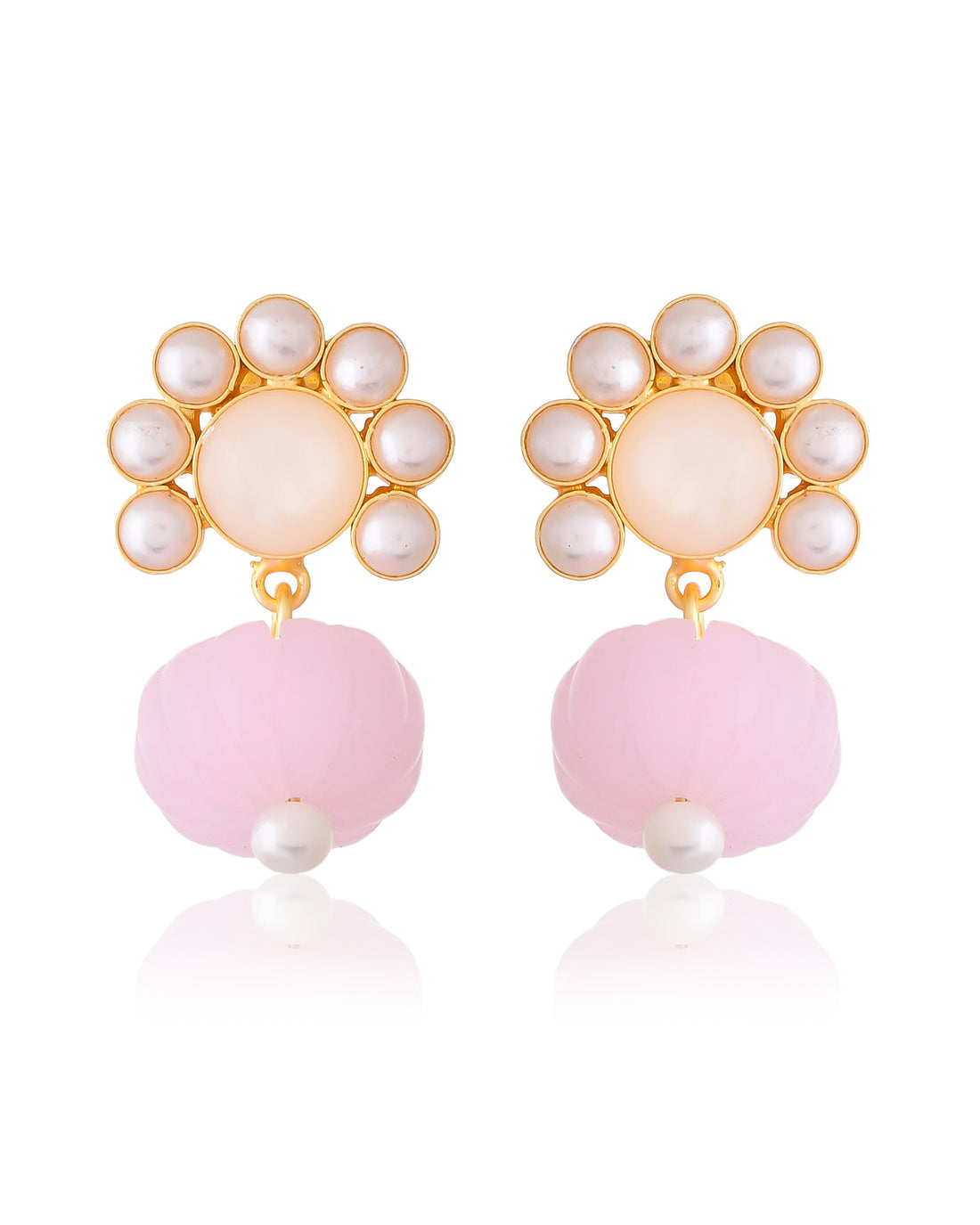 PINK MELON EARRINGS