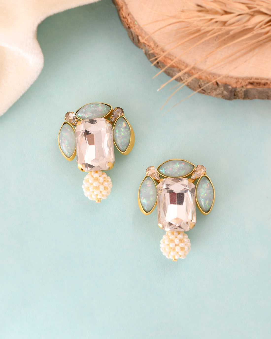 BLUE AND WHITE STUDS