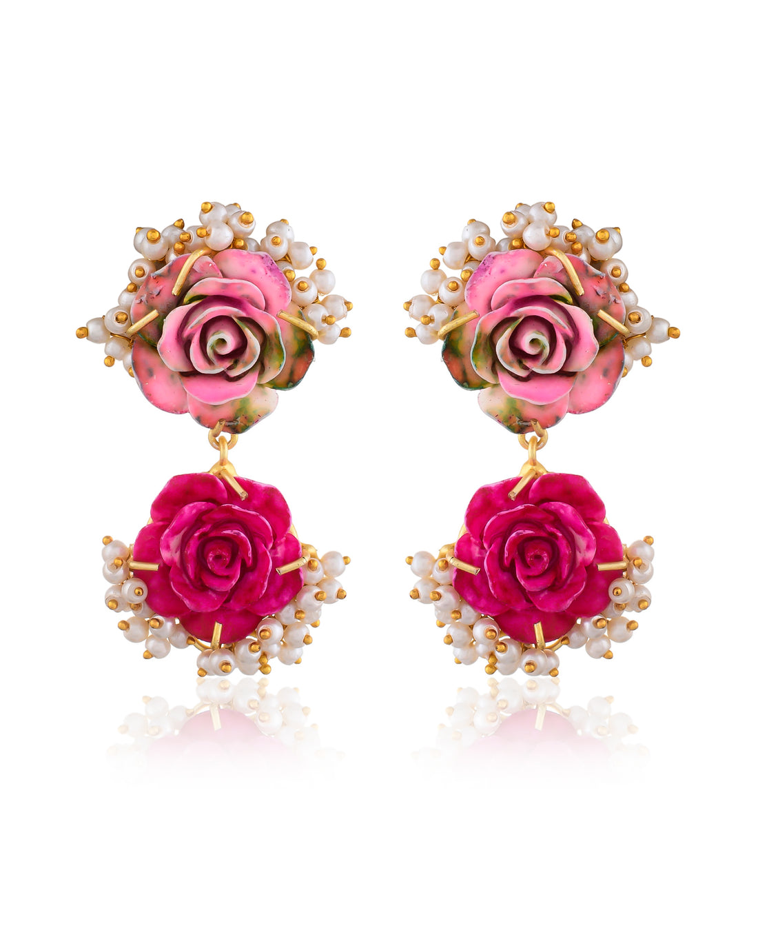 FLOWER PEARL EARINGS