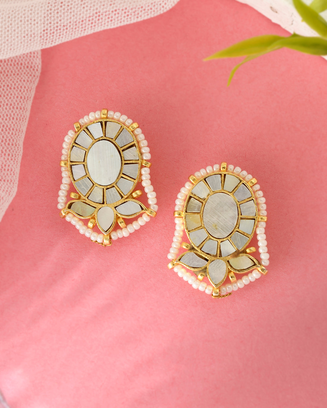 CARNATION FLOWER EARINGS