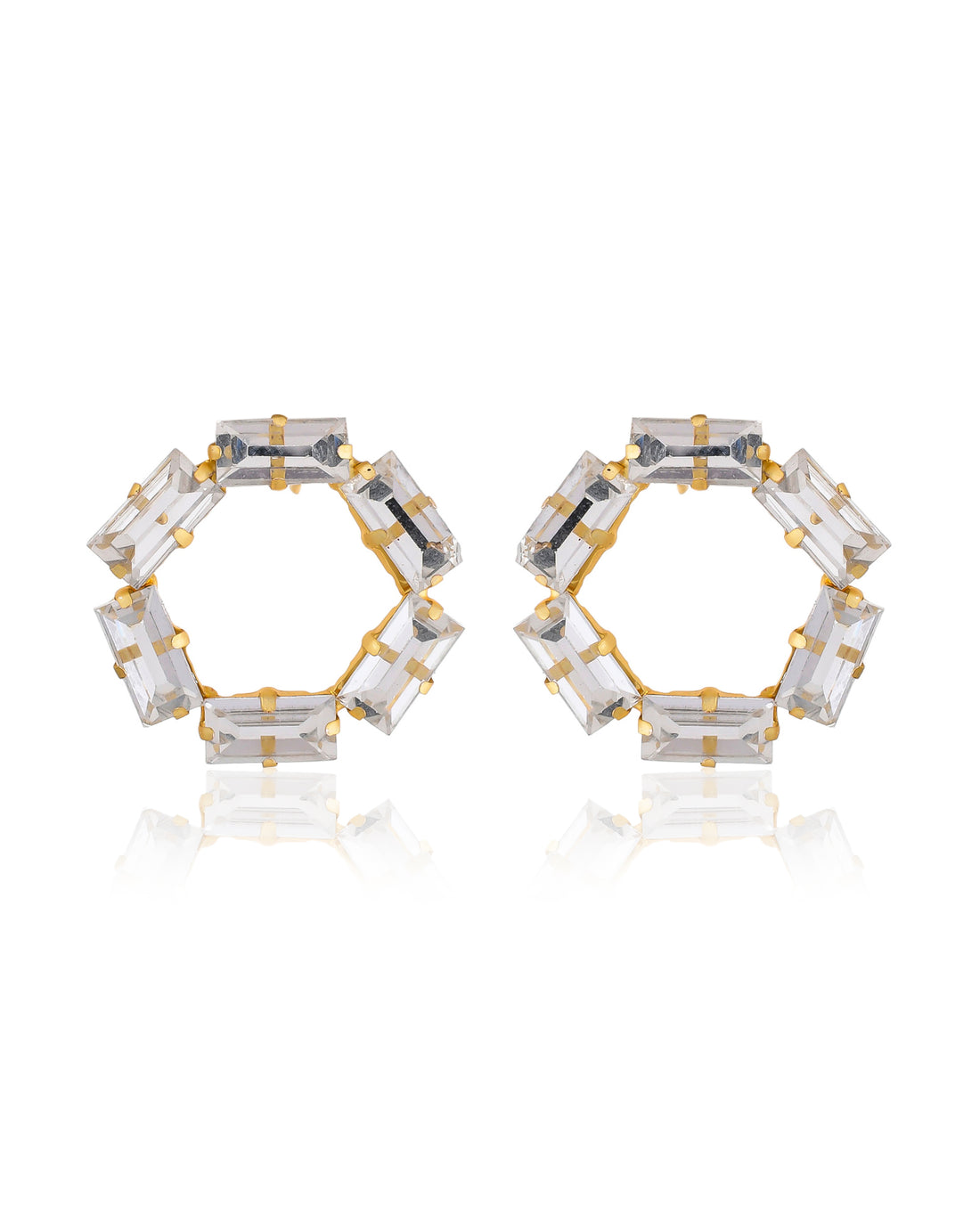 HEXAGONAL SWAROVSKI STUDS