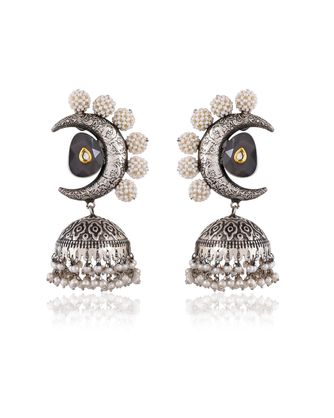 OXIDIZE STONE EARINGS