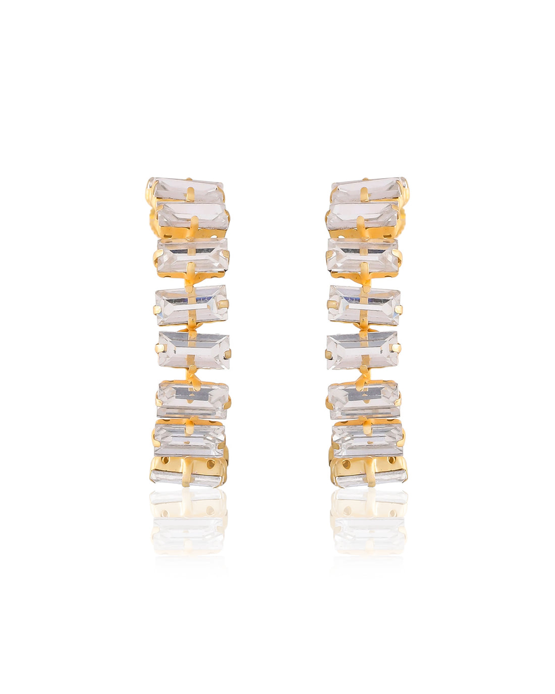 DISCO CRYSTAL HOOP EARING