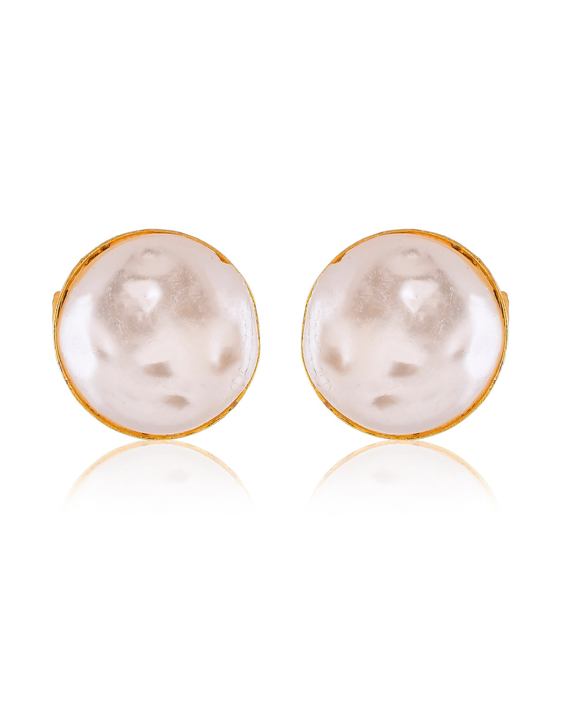 Desire Mother of Pearl Necklace Set with Pearl Earrings