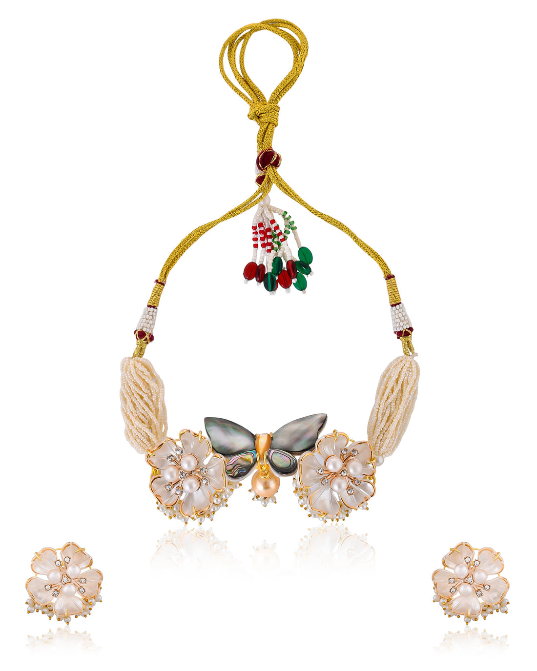 MORNING GLORY BUTTERFLY NECKLACE