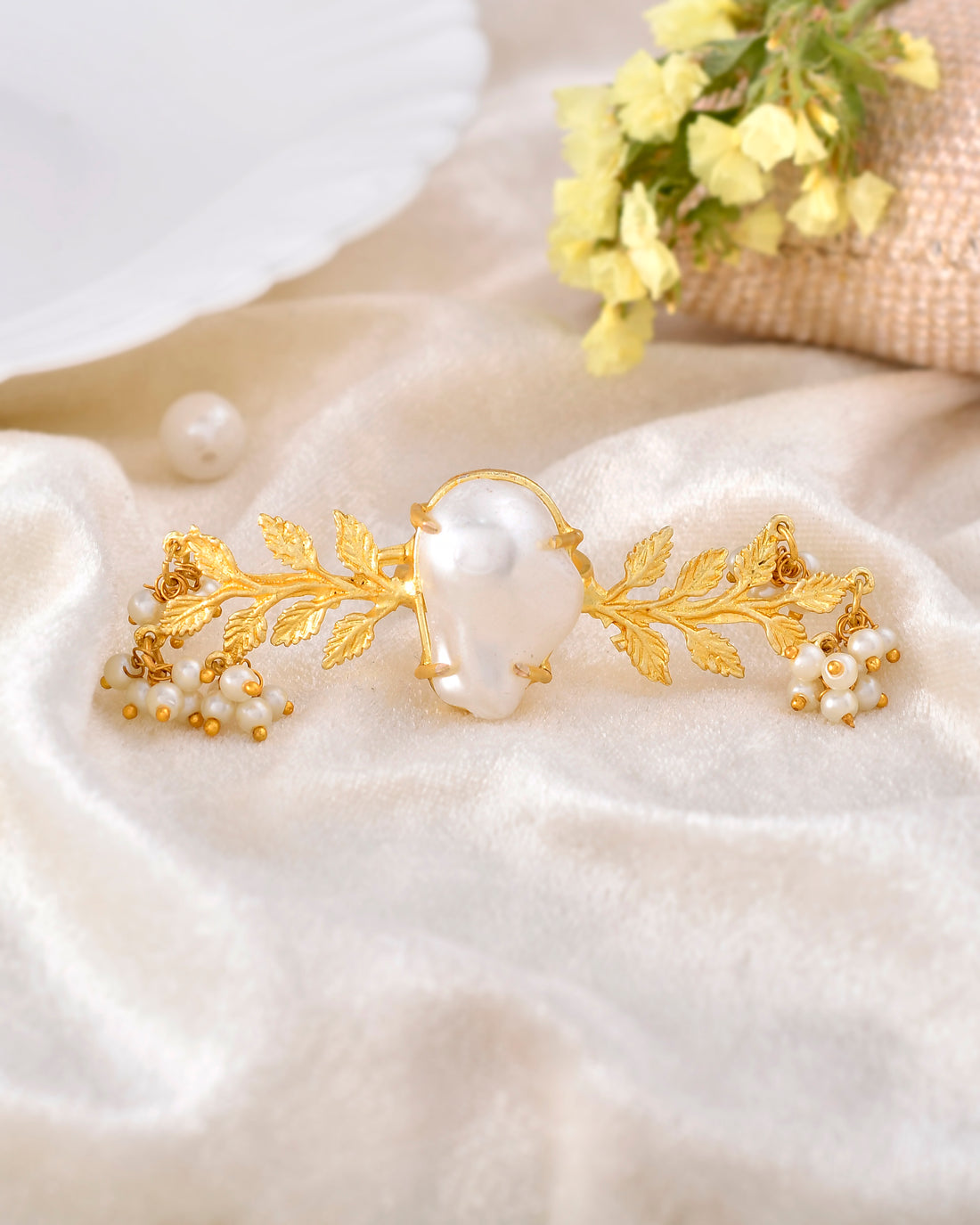 BAROUQUE PEARL RING