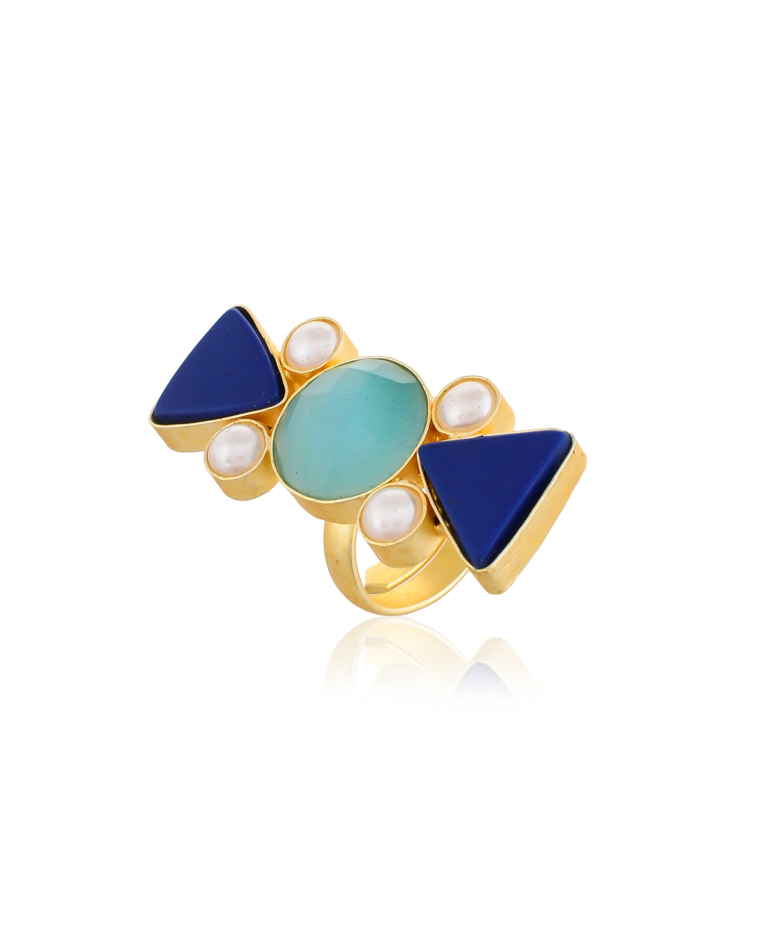 LAPIS LAZULI BHATTI RING