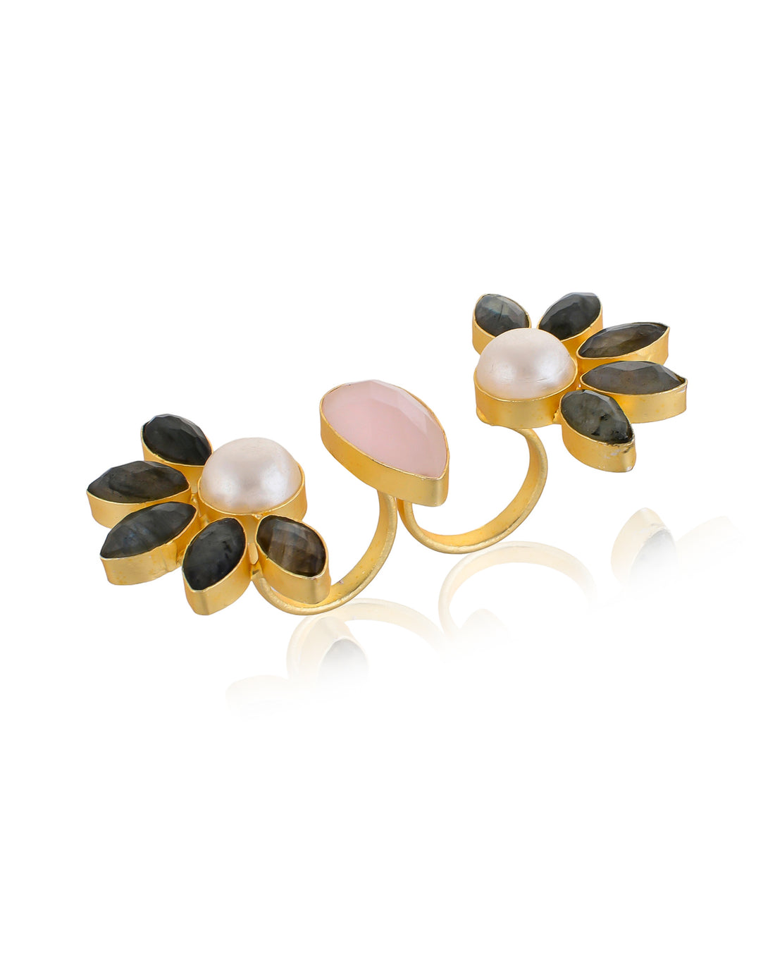 AQUILA THREE COLLET RING