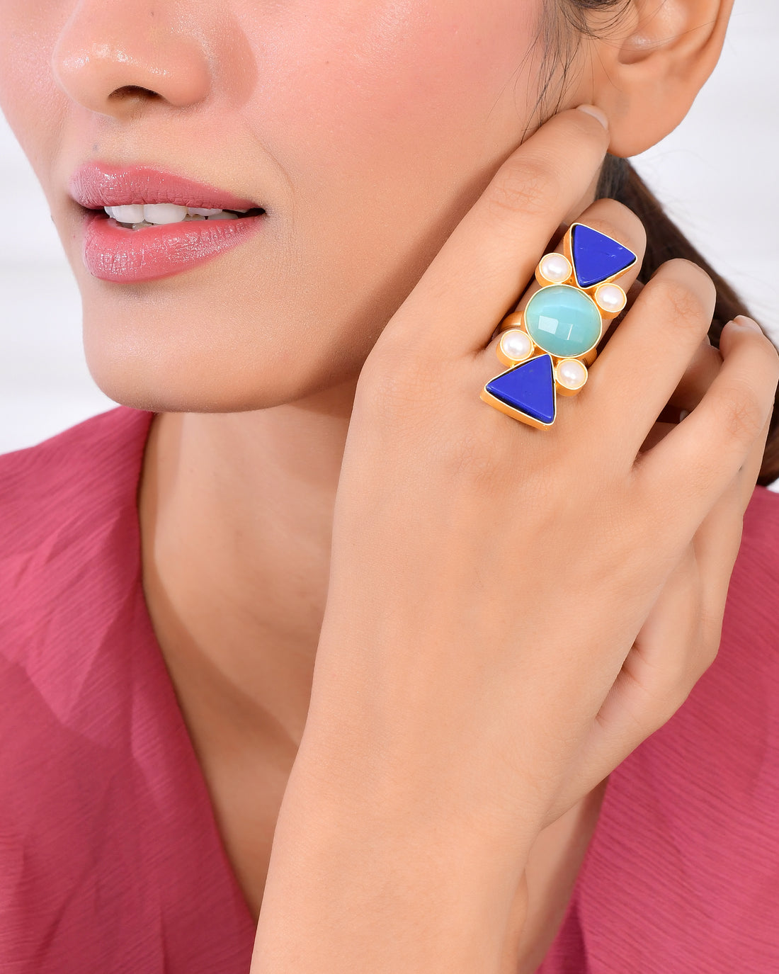 LAPIS LAZULI BHATTI RING