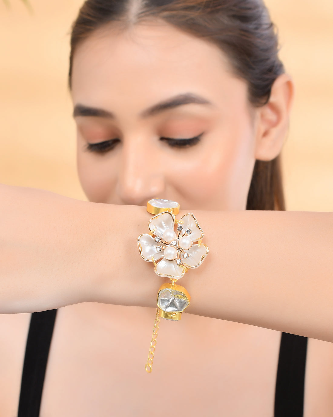JASMINE POLKI BRACELET