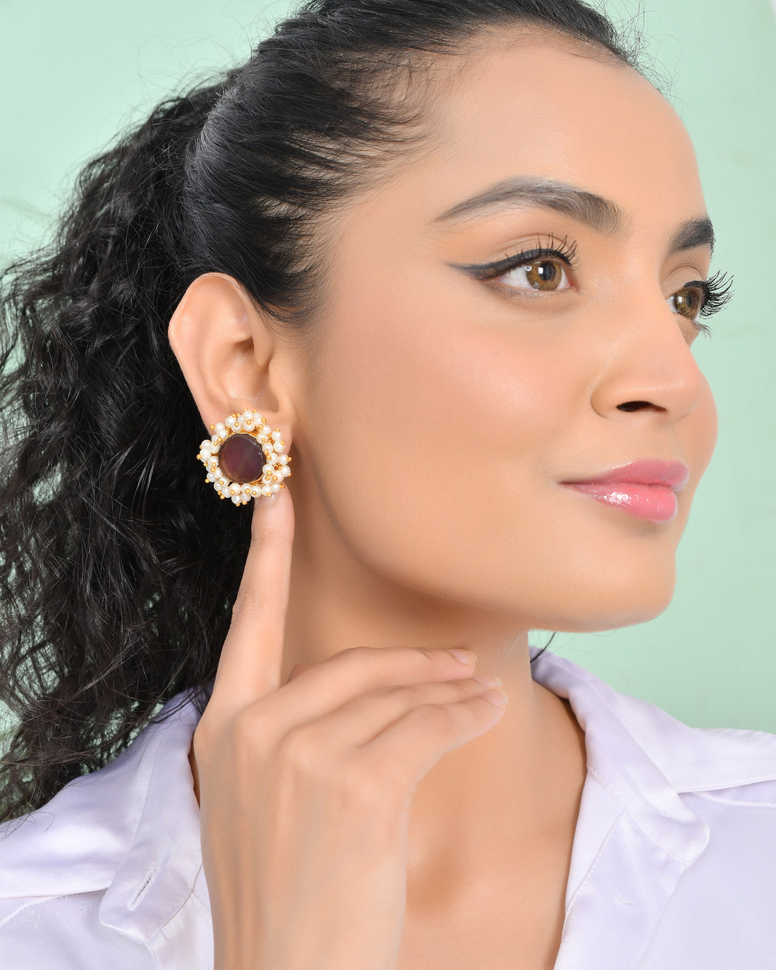 AMETHYST ROUGH EARRINGS