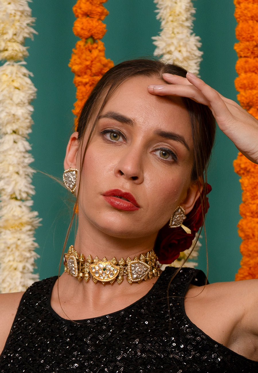 Lubhawna Jadau Necklace set