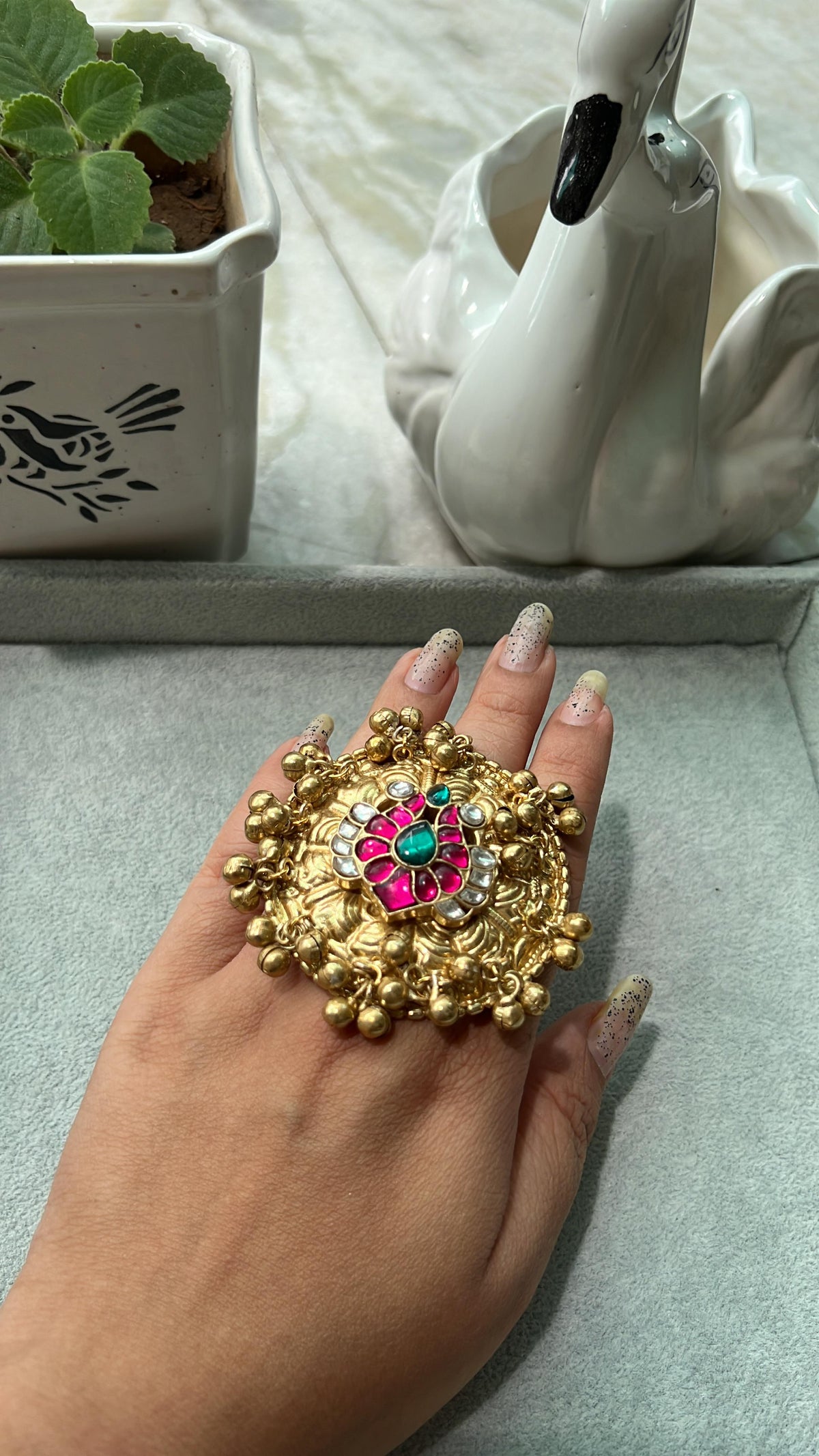 Anmol Rind ANMOL Anguthi - Statement Ring (Adjustable) – NIRVIKAA