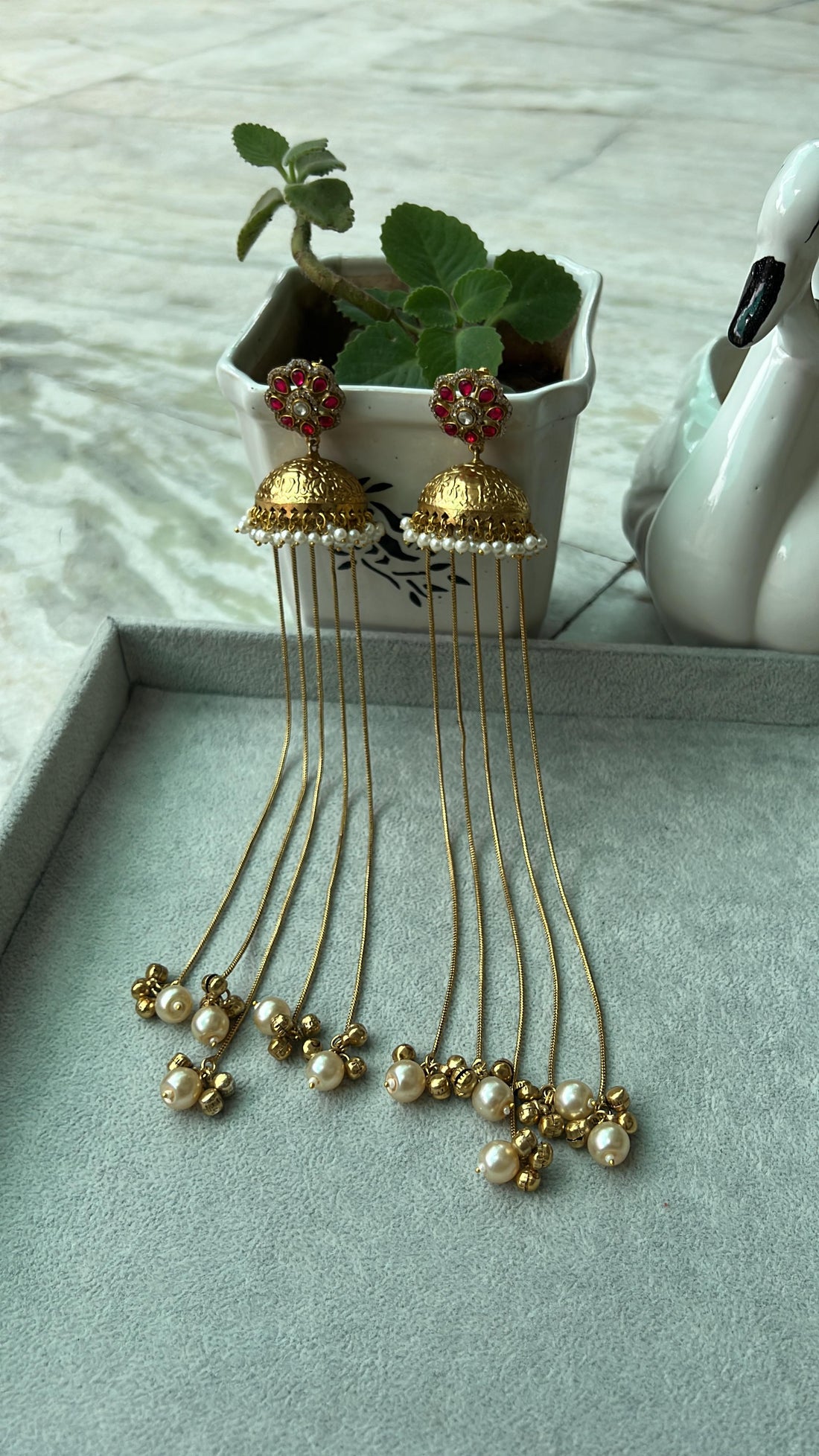 Afreen Chain Jhumka