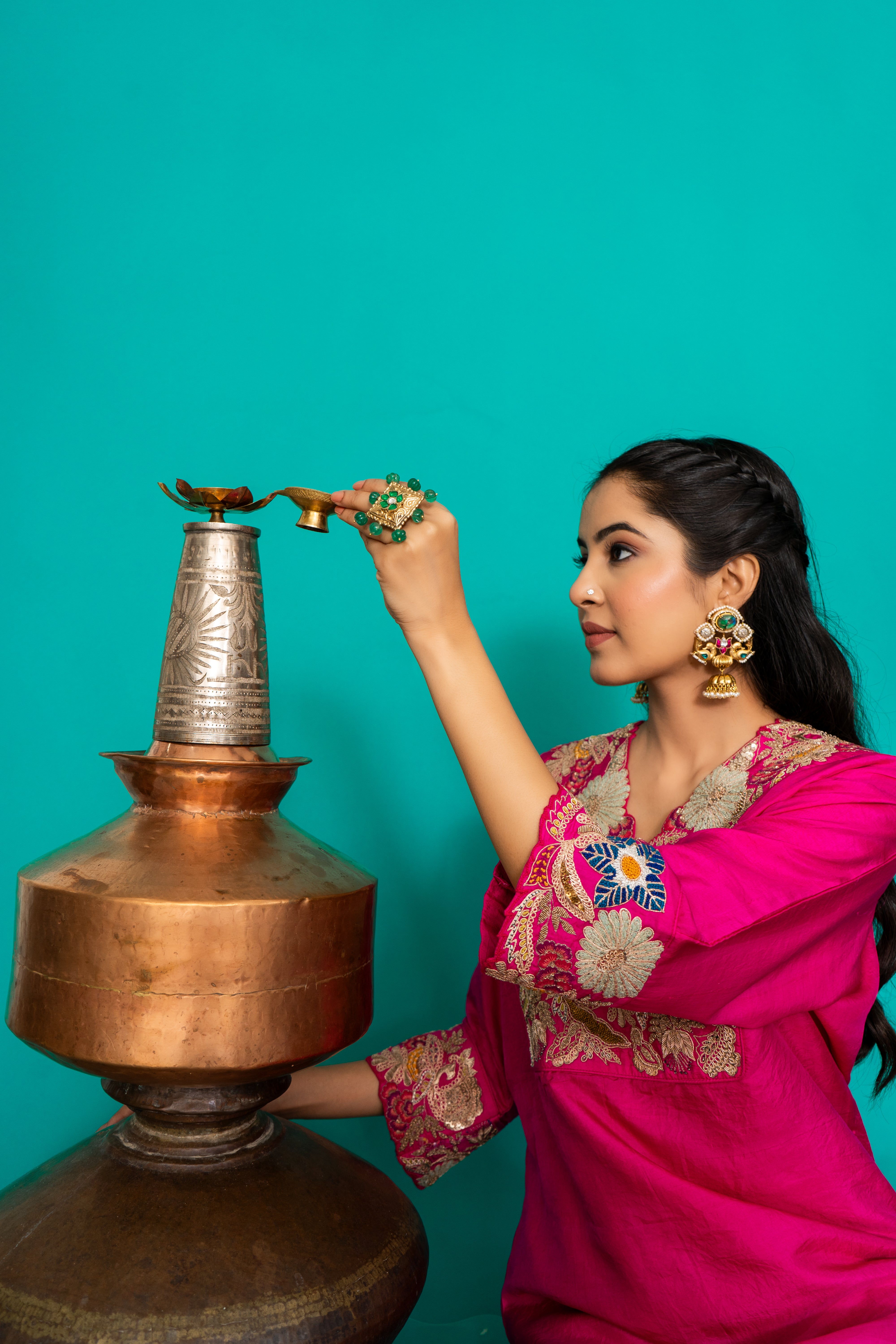 Apala Ruby -Ring (Adjustable)