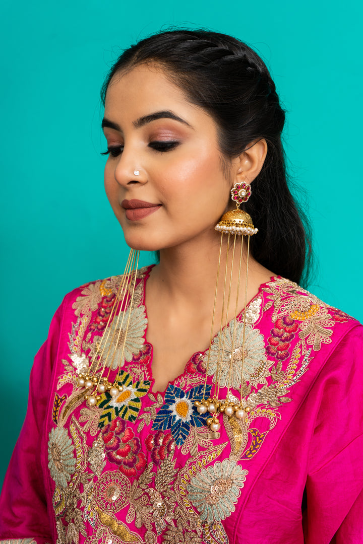 Afreen Chain Jhumka