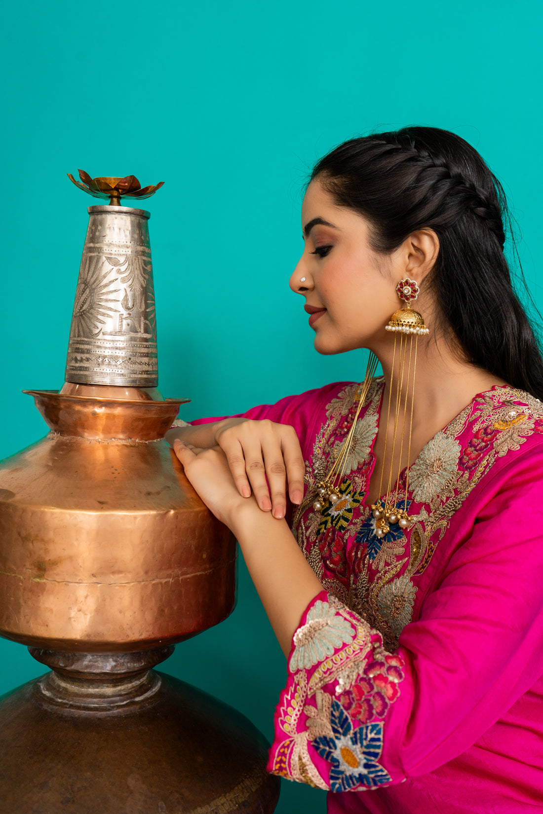 Afreen Chain Jhumka