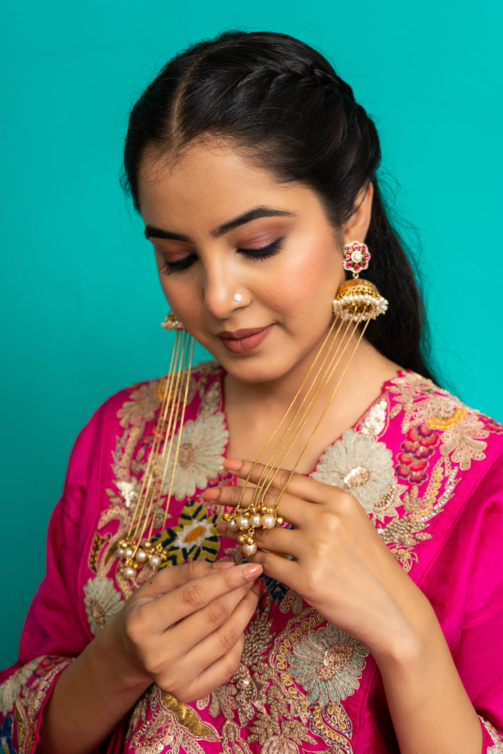 Afreen Chain Jhumka