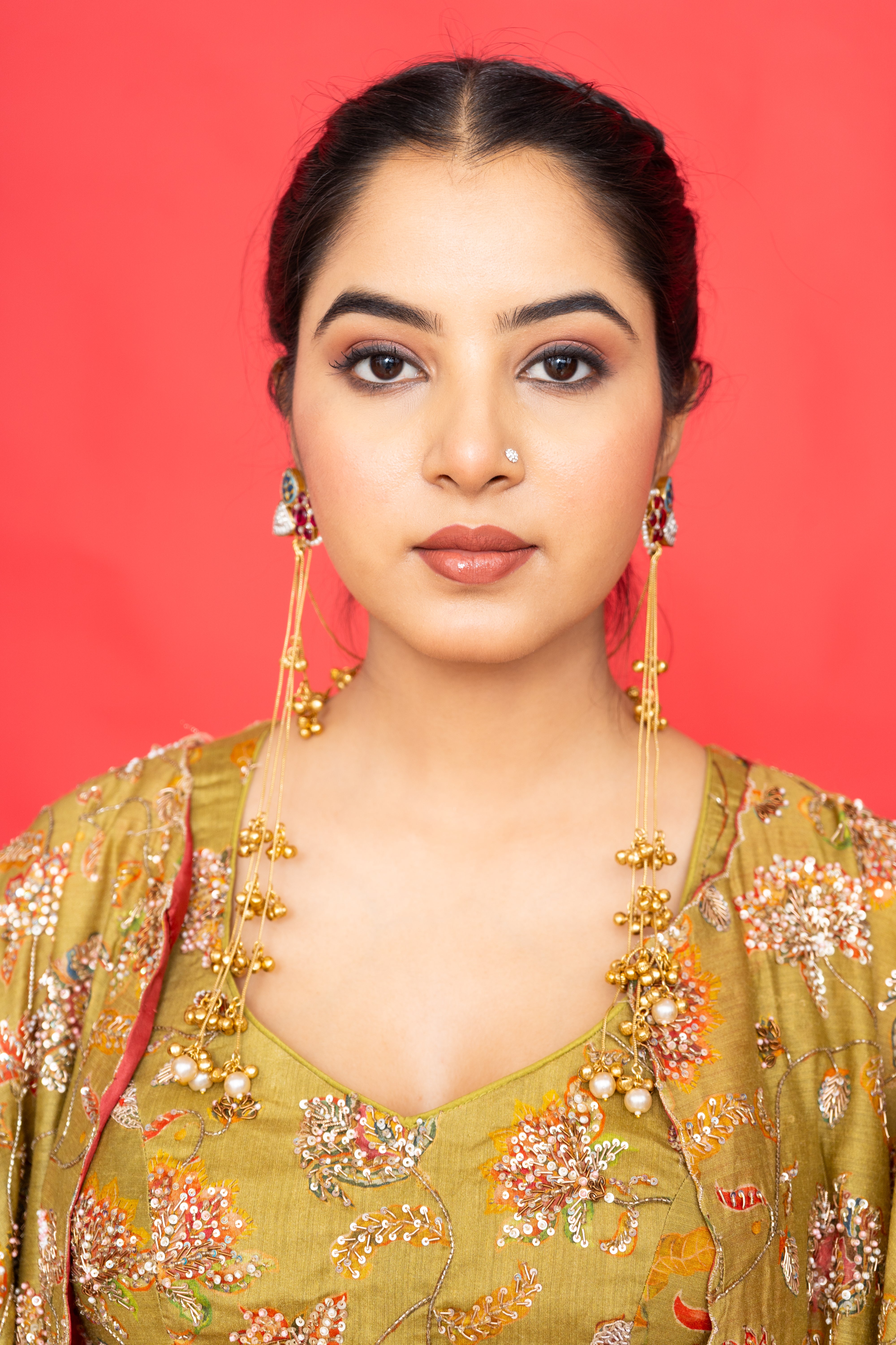 Queen of Apsaras- chain earing set