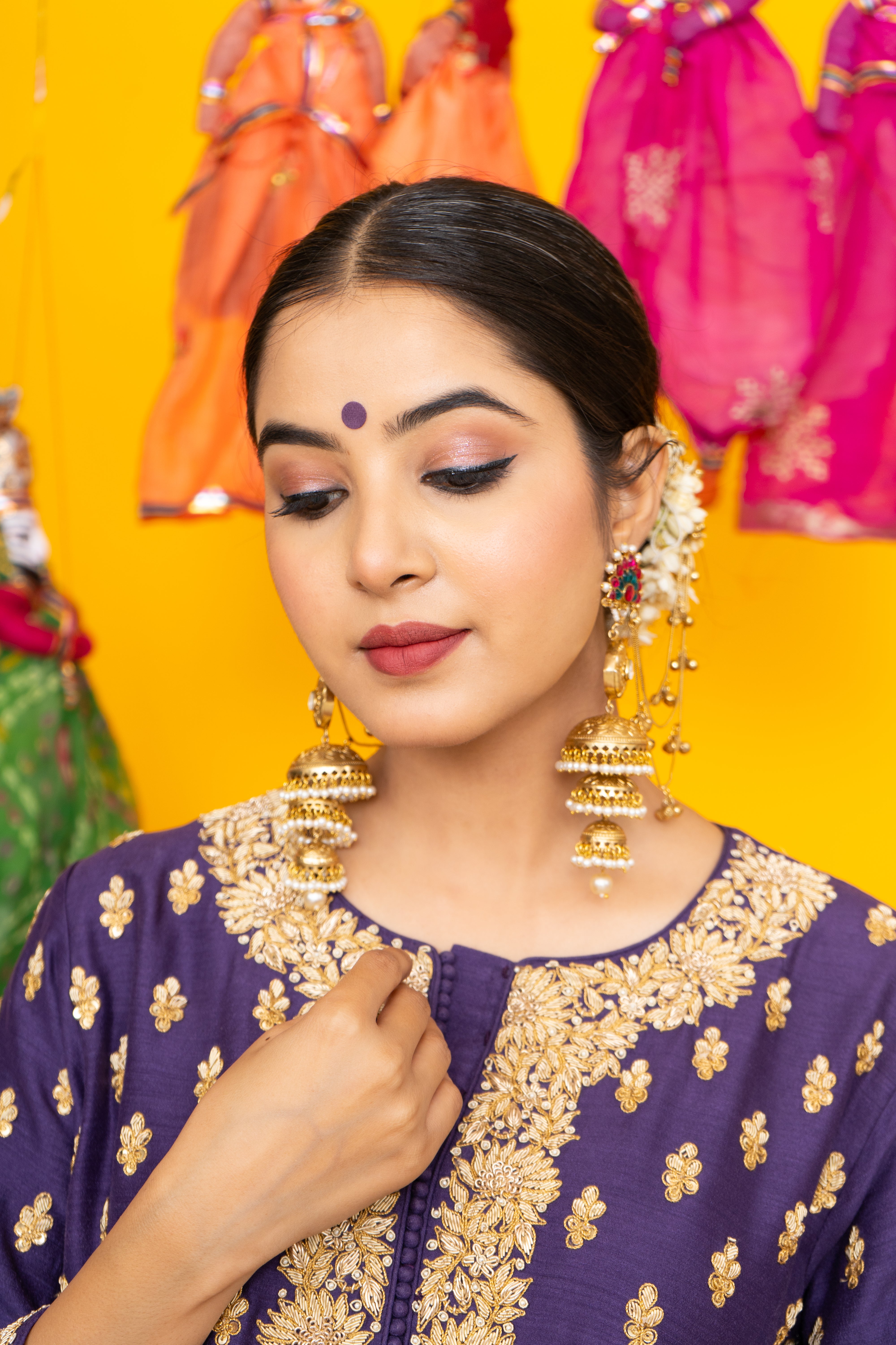 Chandrakanta Chain Jhumkin jhumka