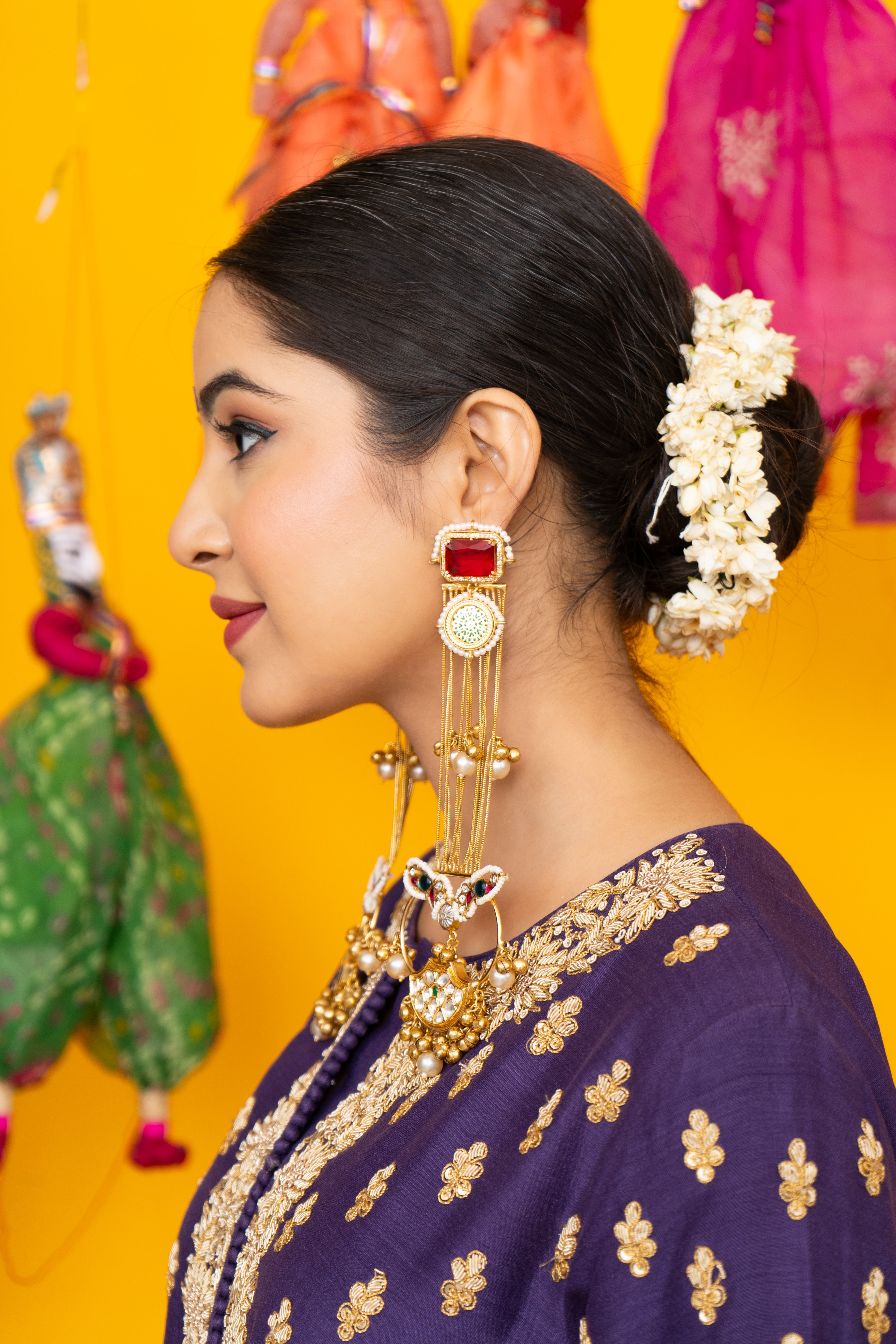 Basra Long earing - Thewa