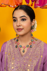 Amrapali Kundan necklace set