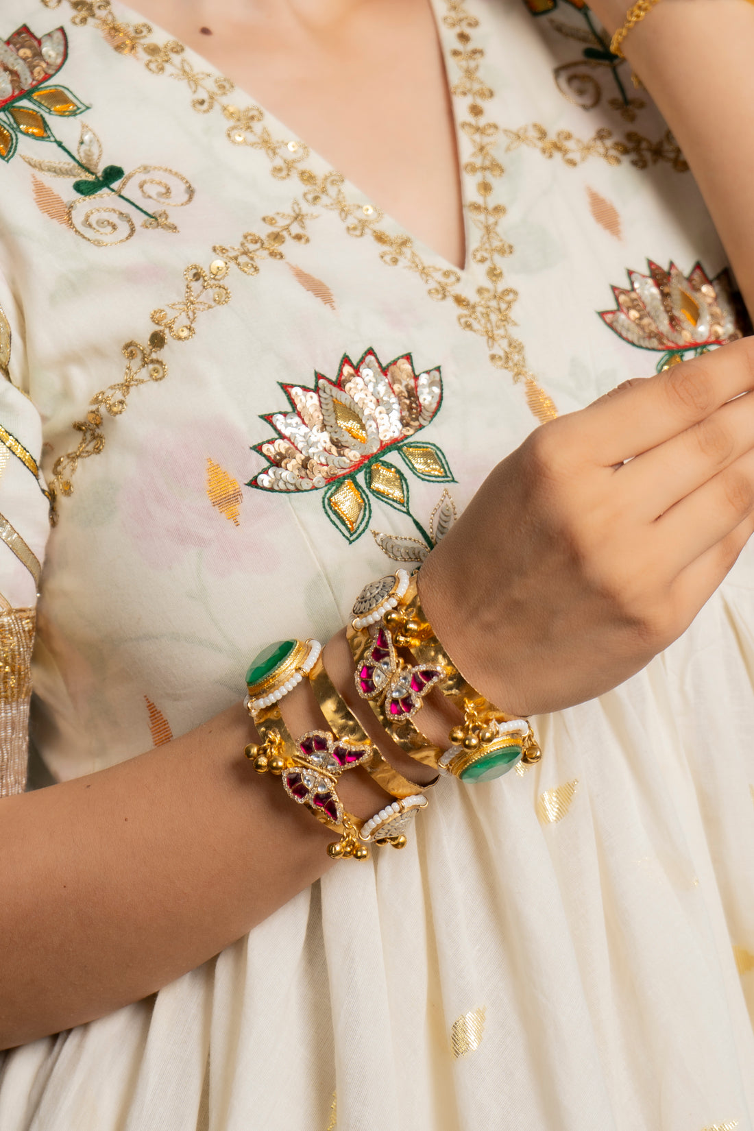 VYJANTHI MALA CUFF (Adjustable) - Single pc