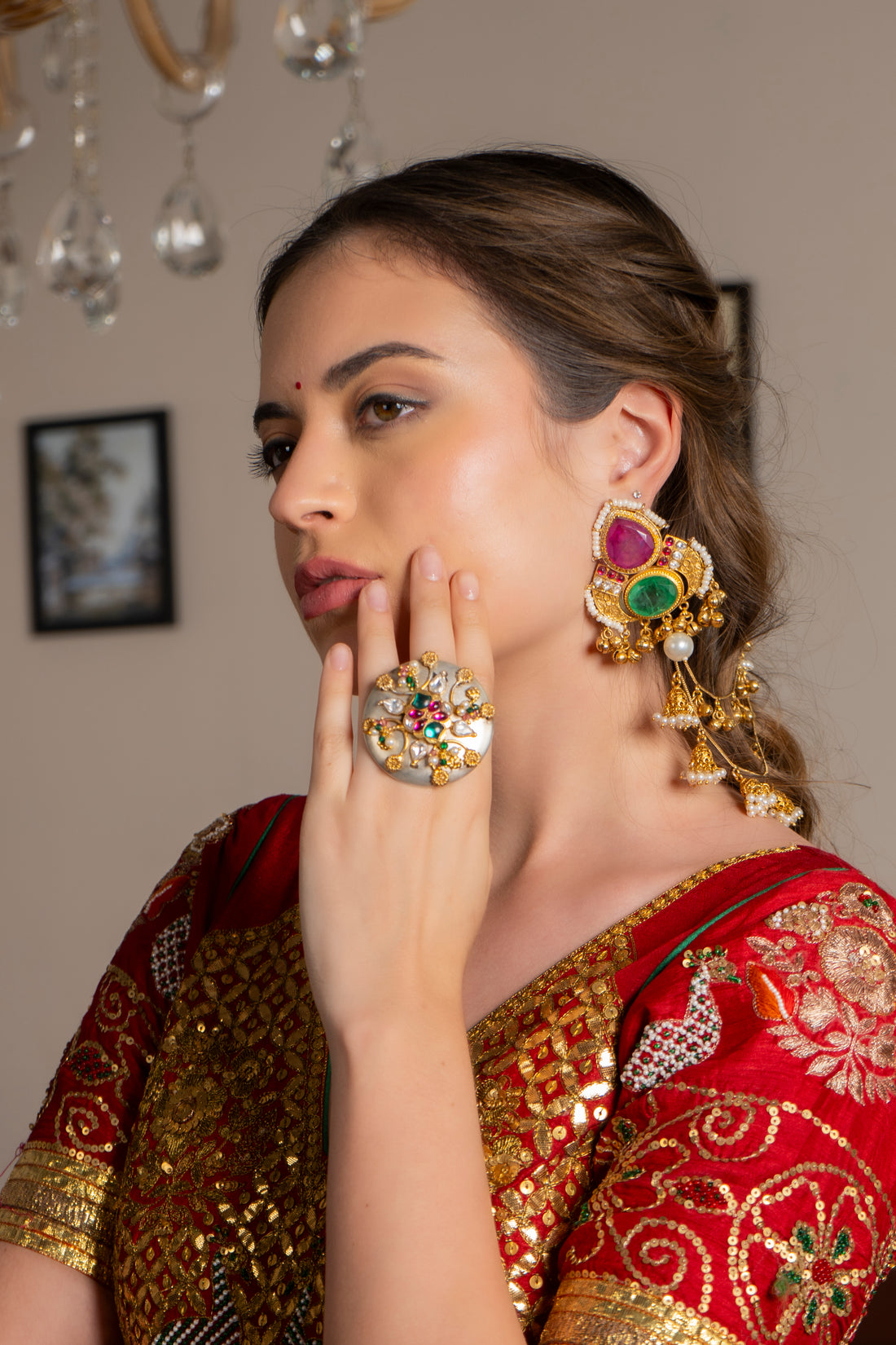 FALGUNI RING (Adjustable) Wire Work