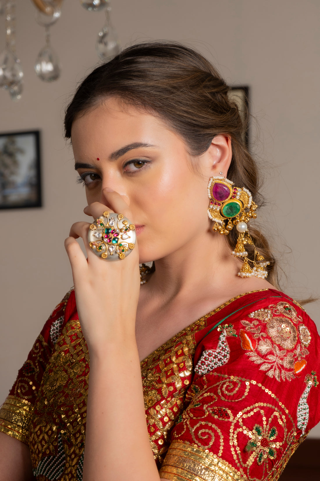 FALGUNI RING (Adjustable) Wire Work