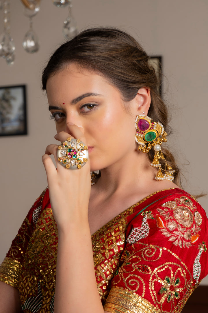 FALGUNI RING (Adjustable) Wire Work