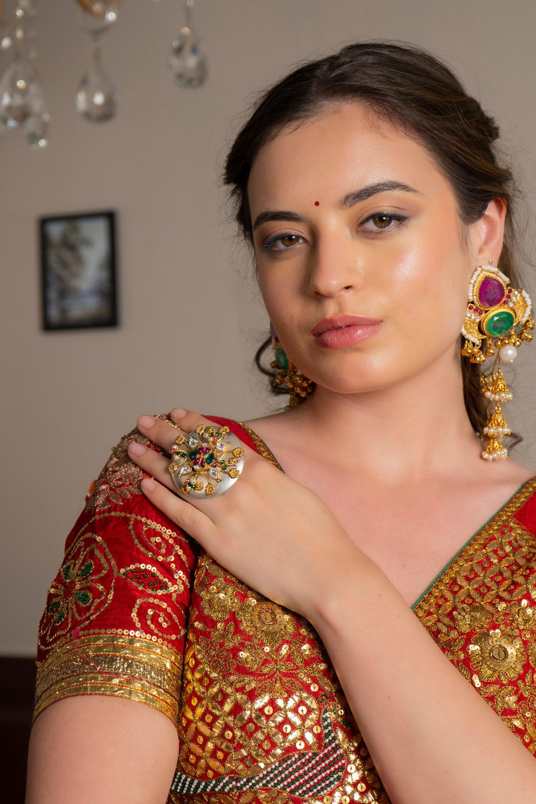 FALGUNI RING (Adjustable) Wire Work