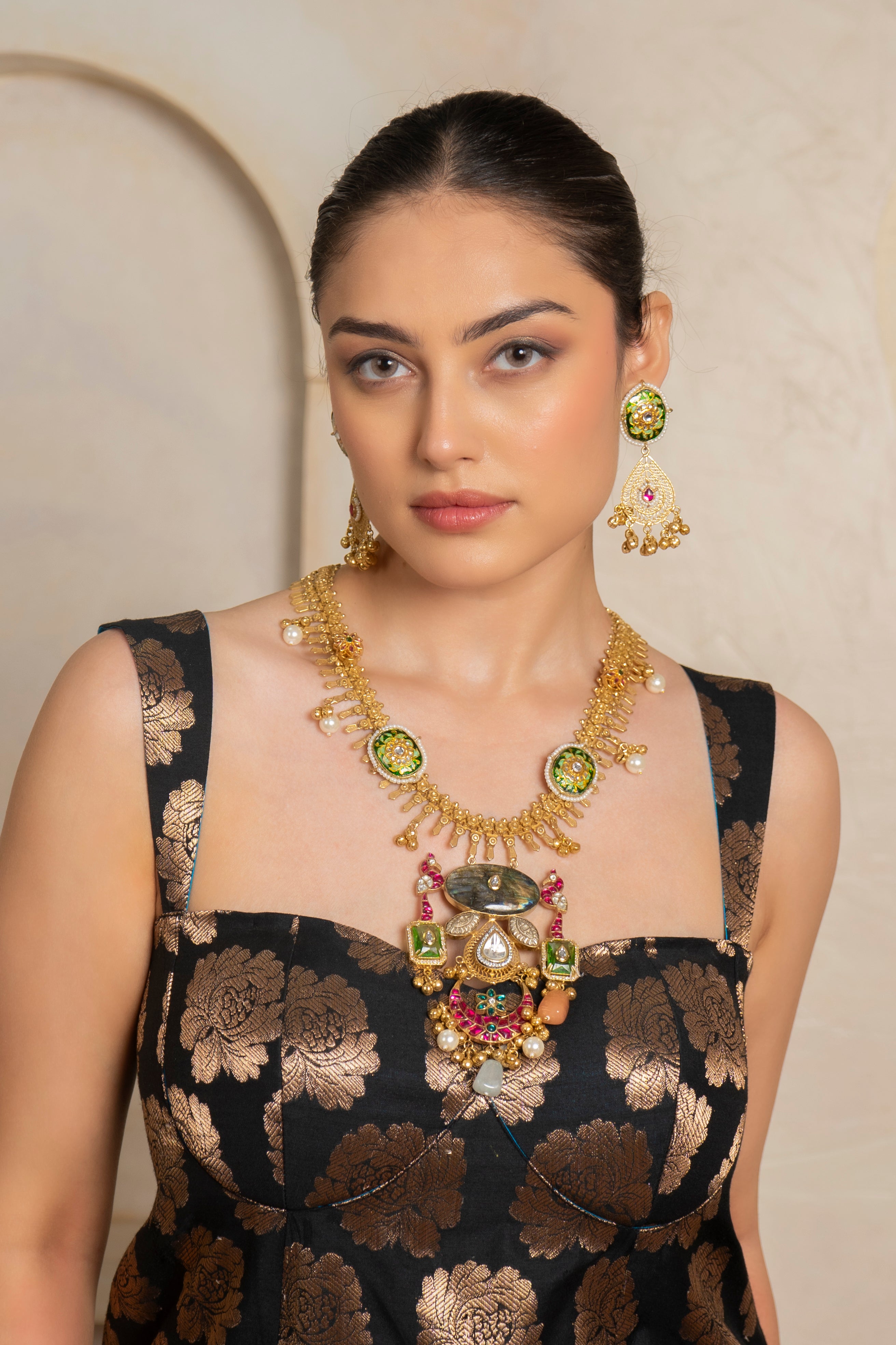 GAYATRI DEVI Long Necklace