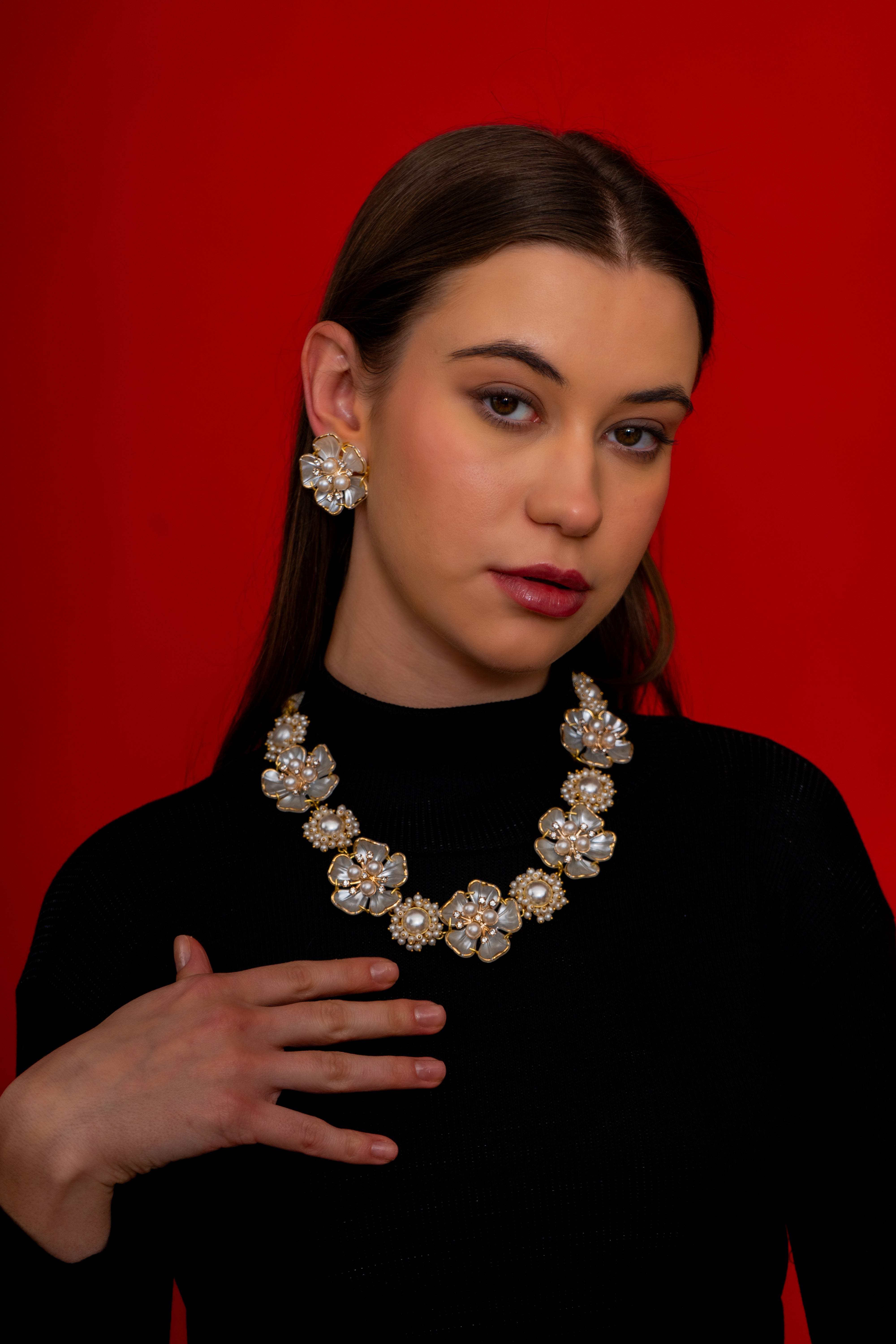 WRAPPED IN LOVE FLOWER NECKLACE