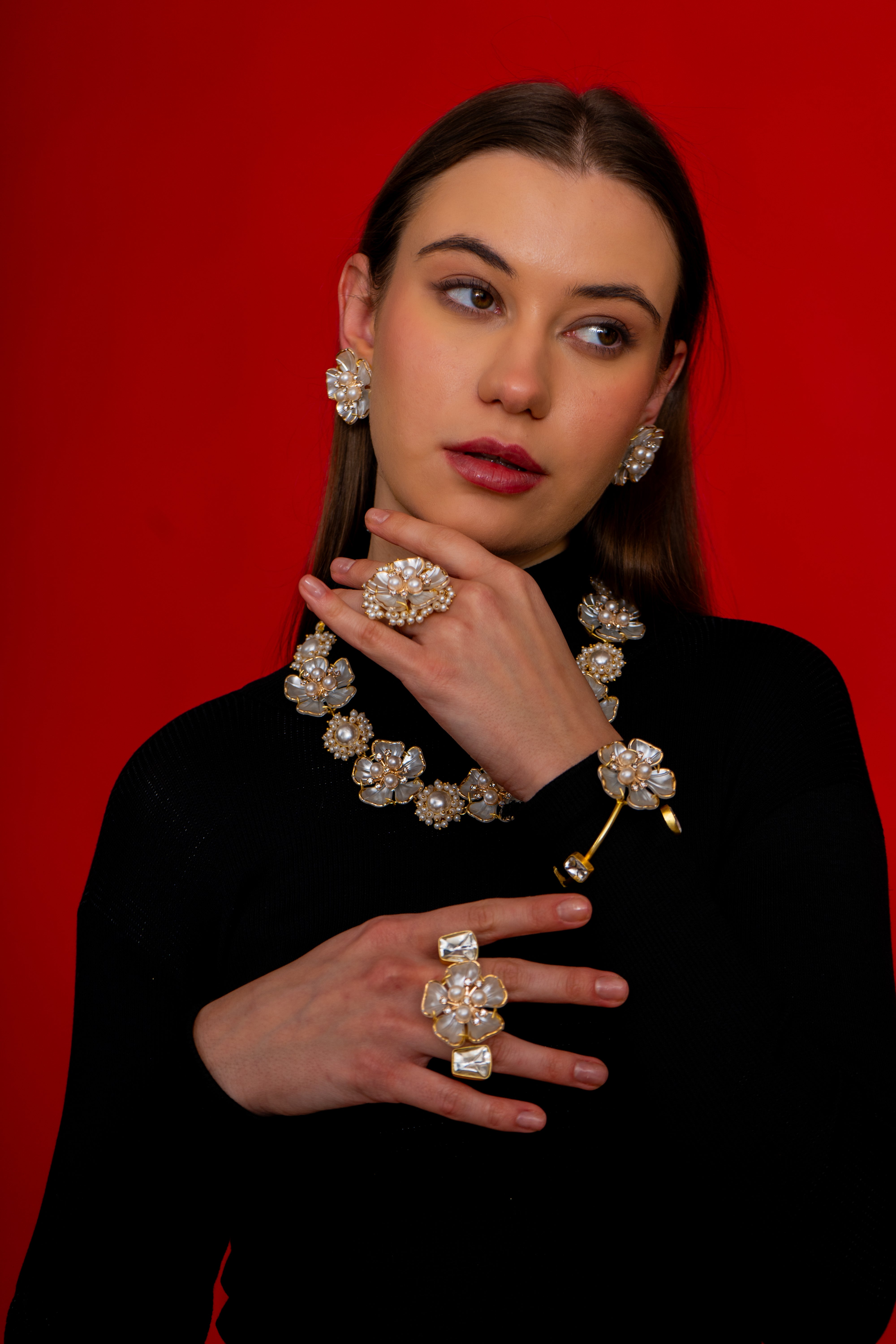 WRAPPED IN LOVE FLOWER NECKLACE