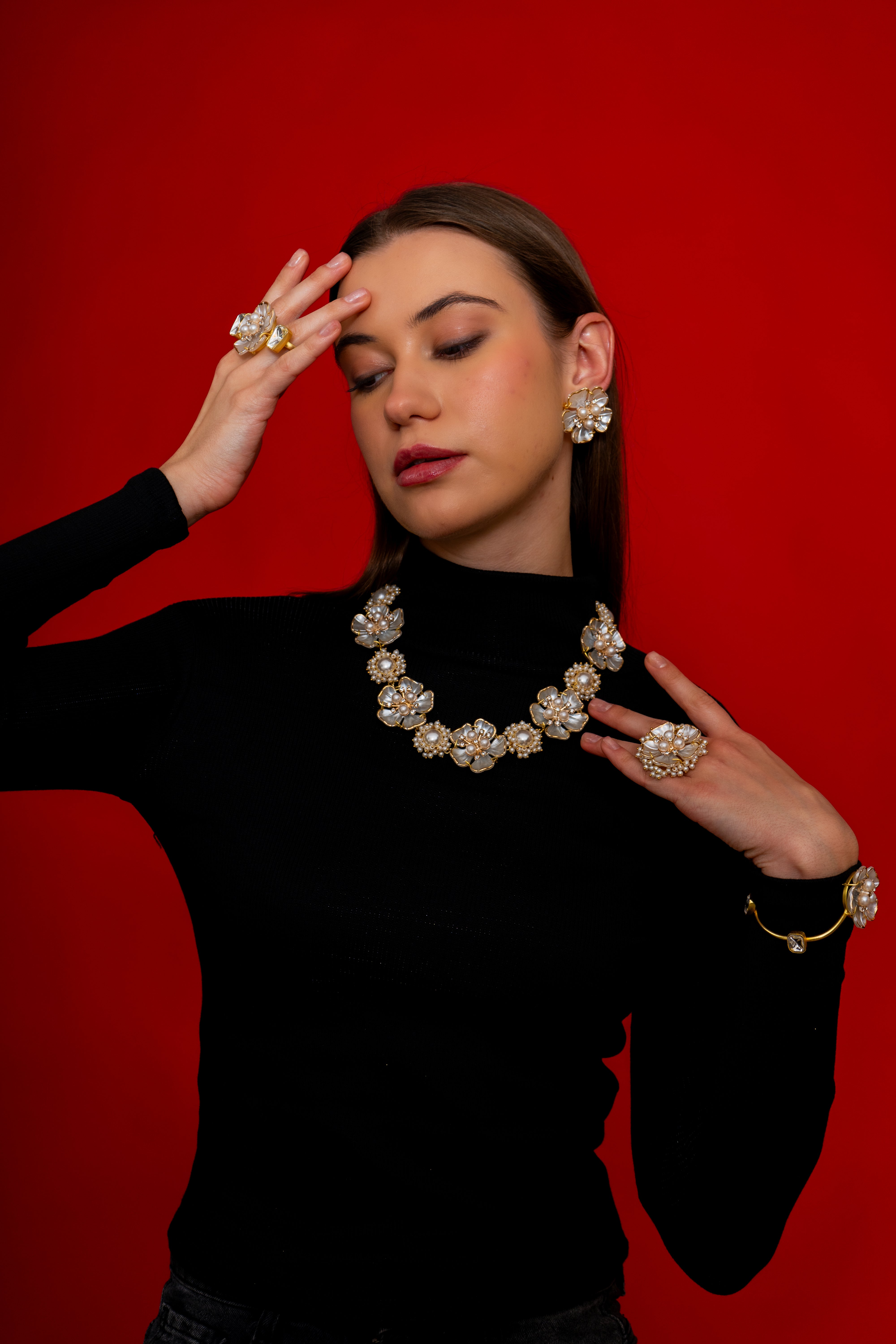 WRAPPED IN LOVE FLOWER NECKLACE