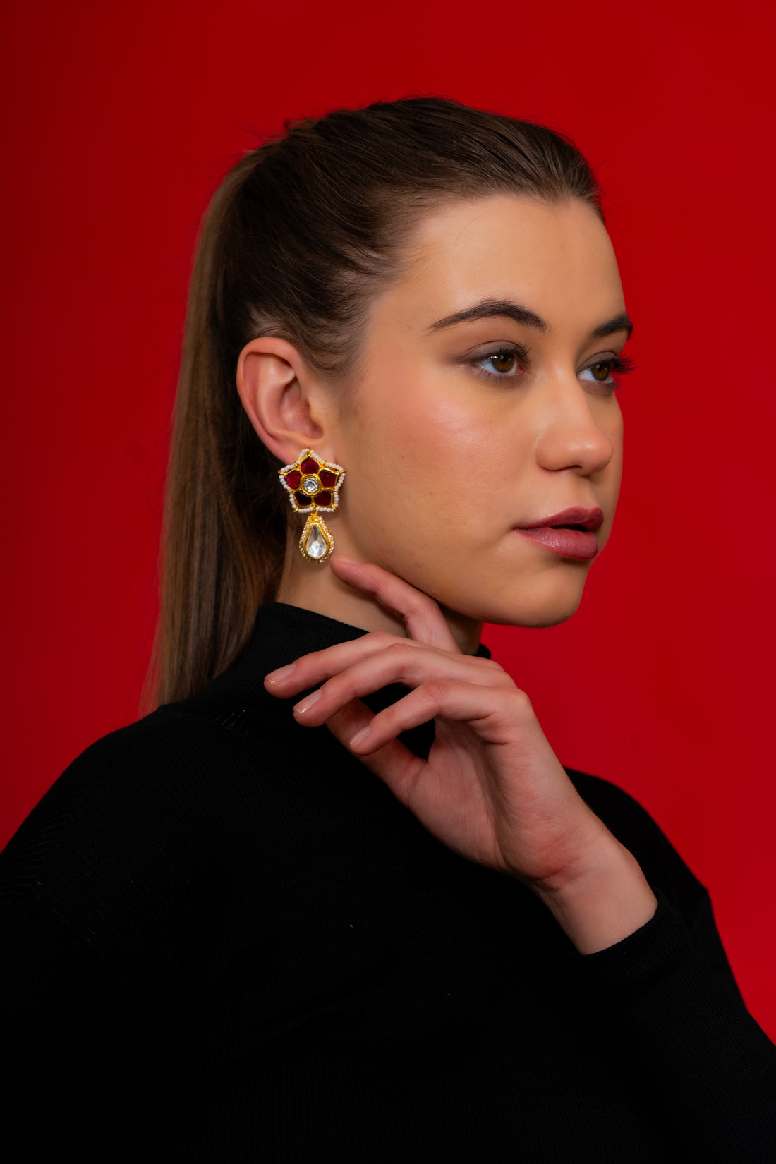 Genda jadau earings